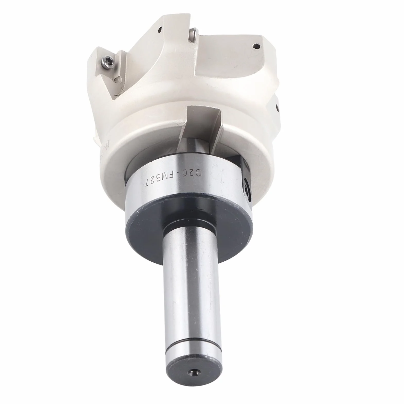 Generic C20 FMB27 Uchwyt Tulei Zaciskowej Frez 6 Rowków APMT1604 Płytki do Precyzyjnej Obróbki CNC (Głowica tnąca C20-FMB27+80+ziarna noża 1604APMT)