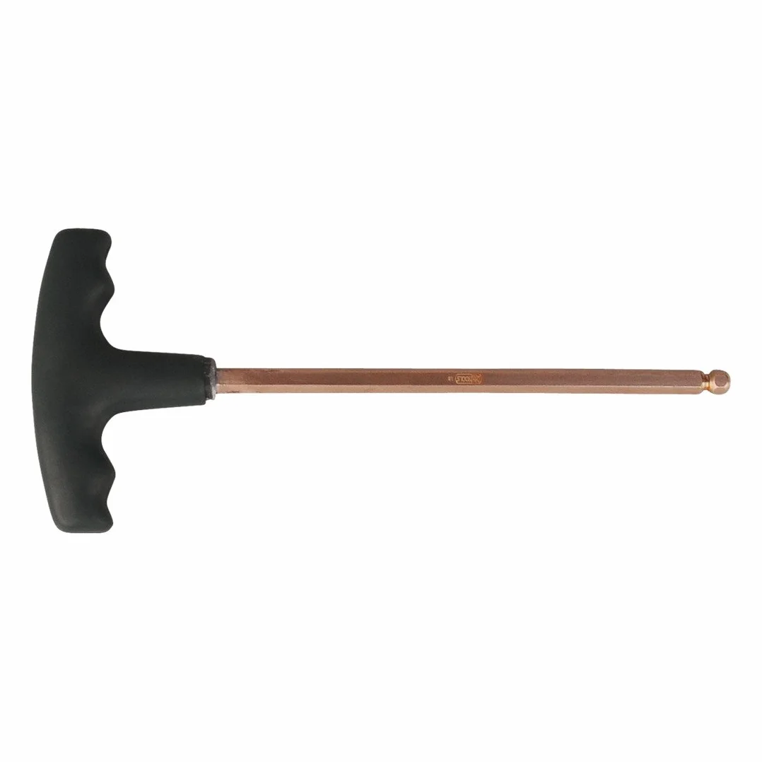 KS Tools 962.0963 BERYLLIUM+ Kątowy klucz imbusowy z uchwytem T, okrągła główka 6 mm