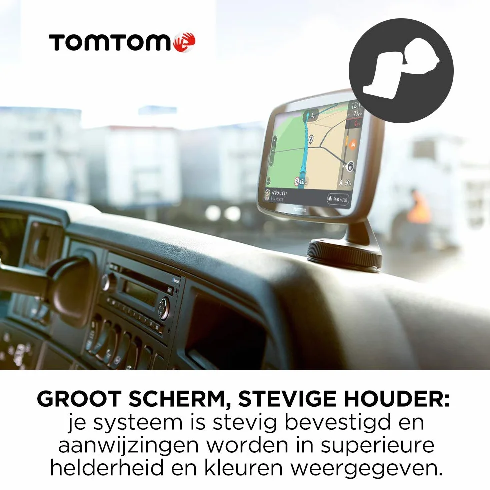 TomTom GO Professional 620 nawigacja GPS dla ciężarówek (mapy Europy, TomTom Traffic, Wi-Fi, POI dla dużych pojazdów)