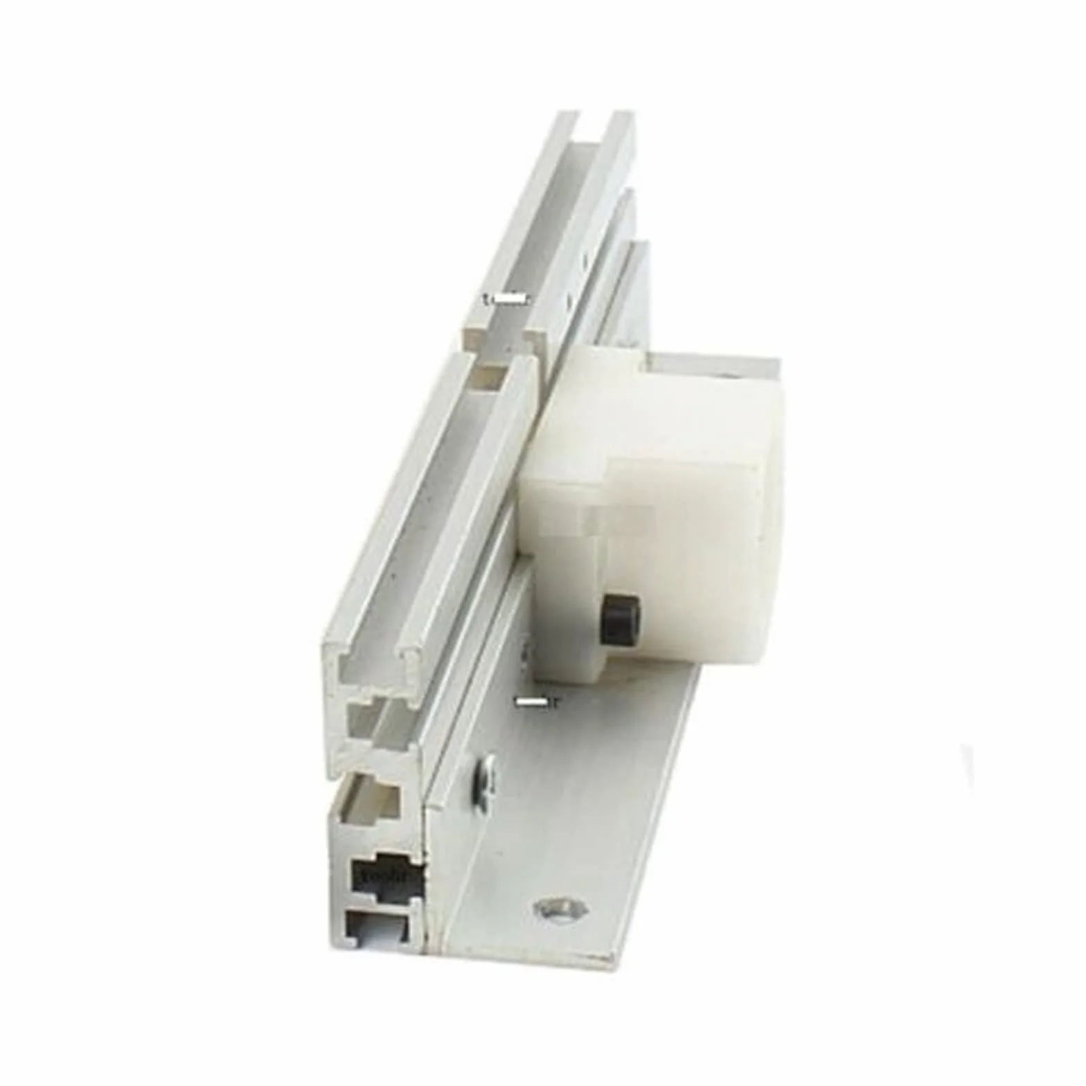 Miniaturowa piła stołowa Aluminiowa frezarka stołowa wkładka płyta ławki do obróbki drewna piła Mitre Gauge wsporniki przesuwne stół piła panelowa maszyny 240x200x6mm(D)