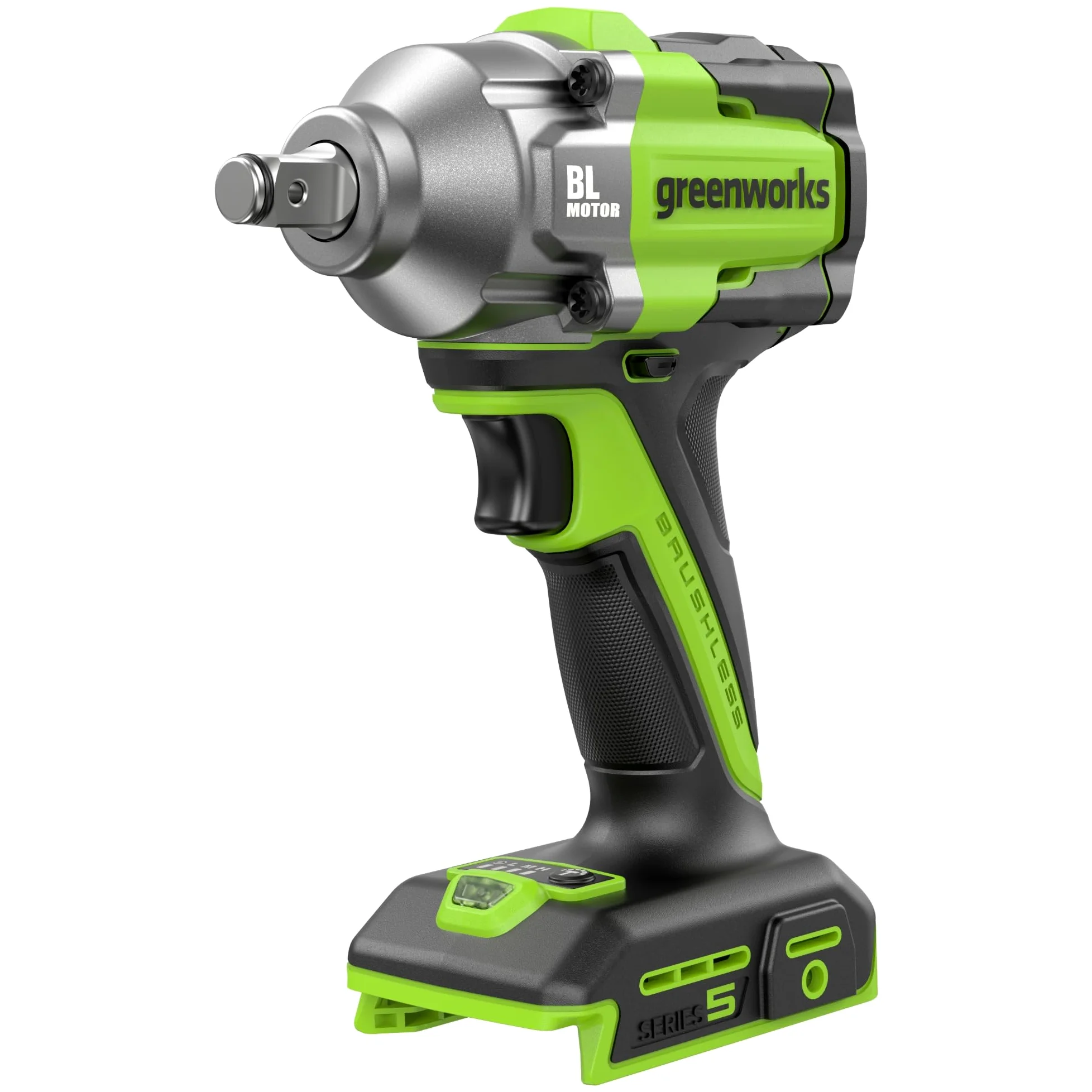 Greenworks Bezprzewodowa wkrętarka udarowa 24 V bezszczotkowa 500 Nm USB-C bez baterii i ładowarki IW5500