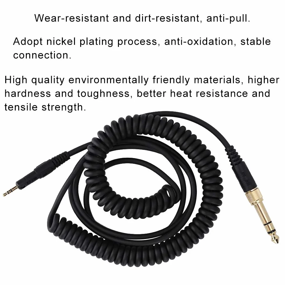 Kabel Aktualizacyjny 6,5 mm na 3,5 mm 160 cm Hi-Fi do ATH-M50x/M40x/M70x