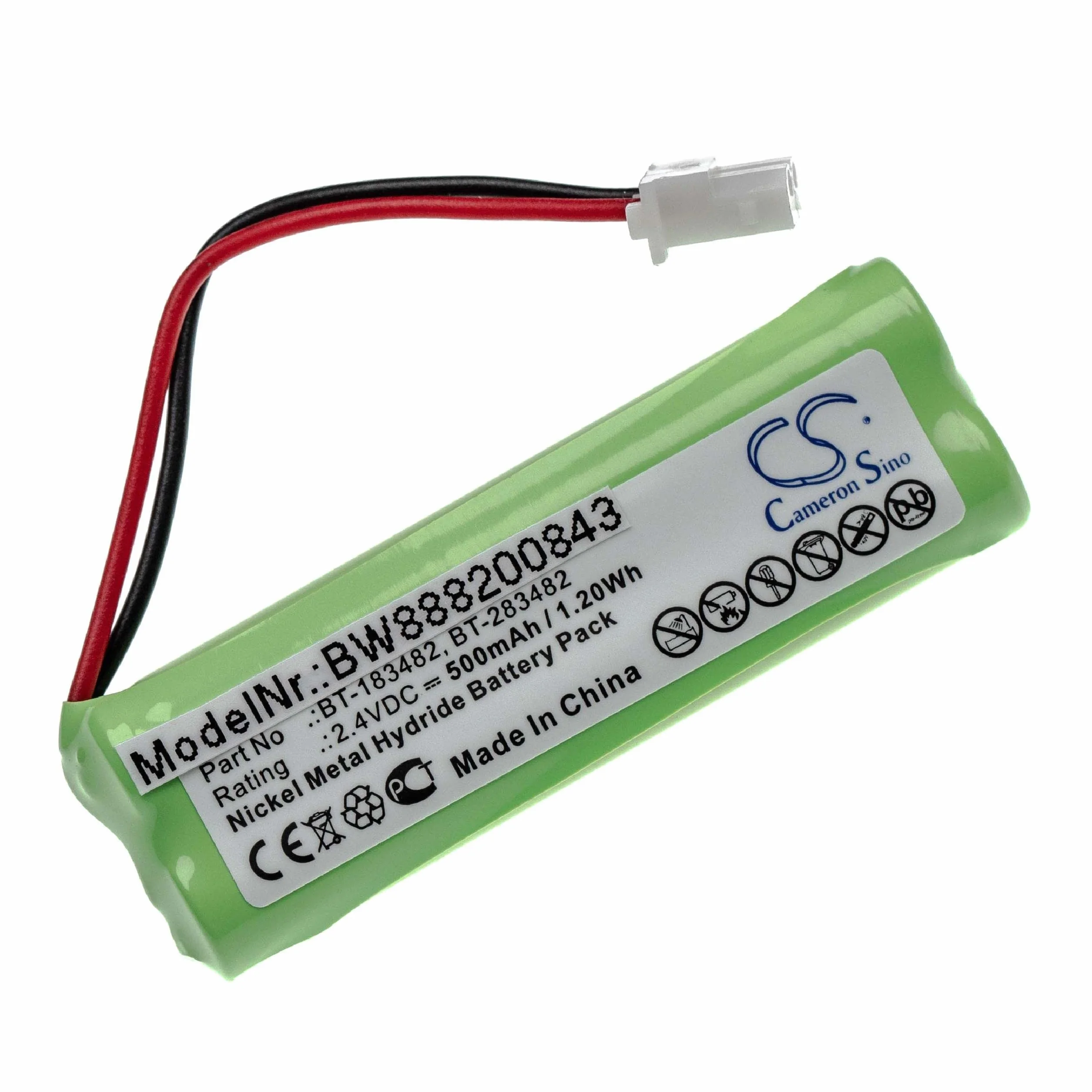 vhbw Bateria zamienna do vTech BT-283482, bezprzewodowego telefonu stacjonarnego 500 mAh 2,4 V NiMH