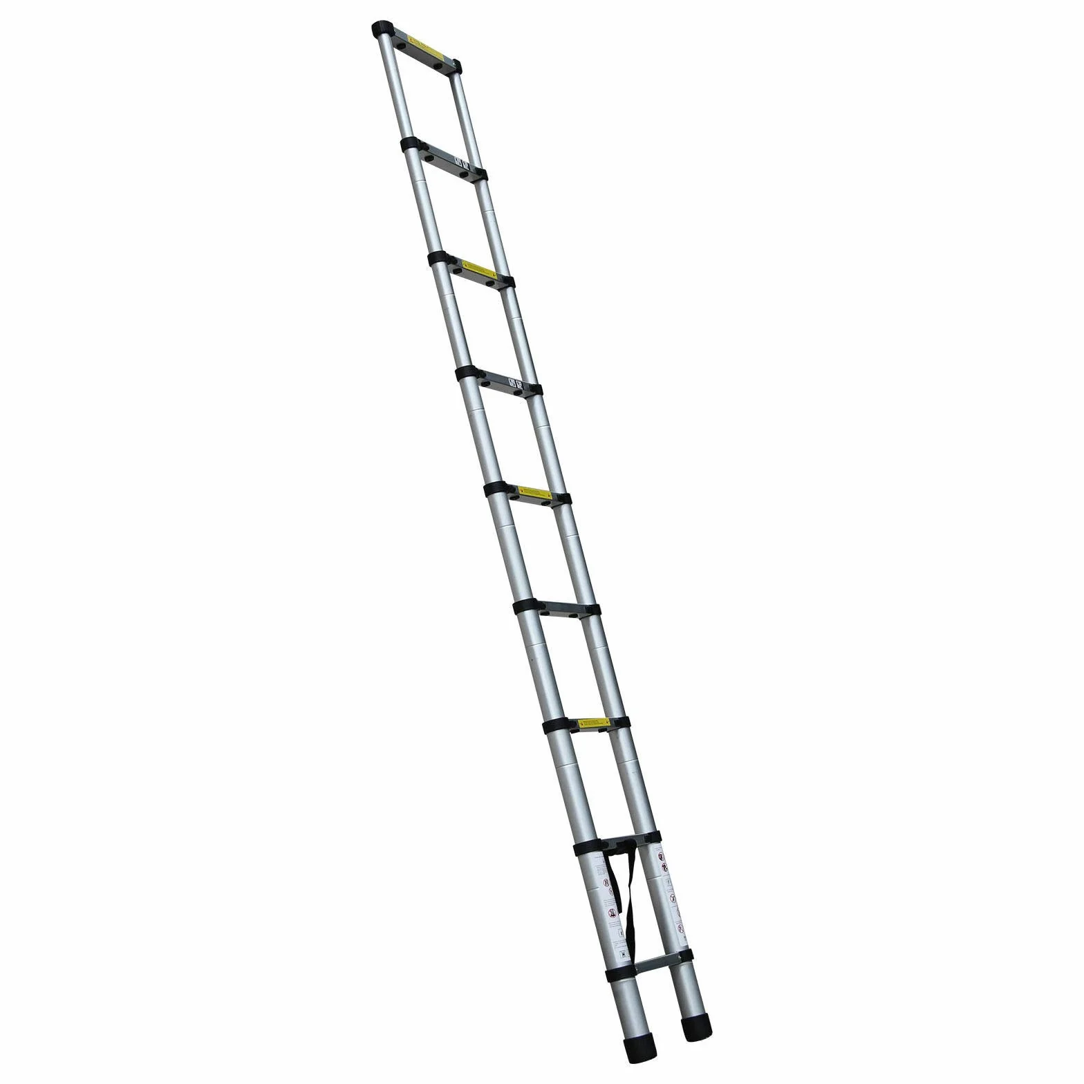 Aluminiowa składana drabina teleskopowa drabina stopniowa wielofunkcyjna wysuwana 2,6 m trwała drabina wielofunkcyjna 5 lat gwarancji