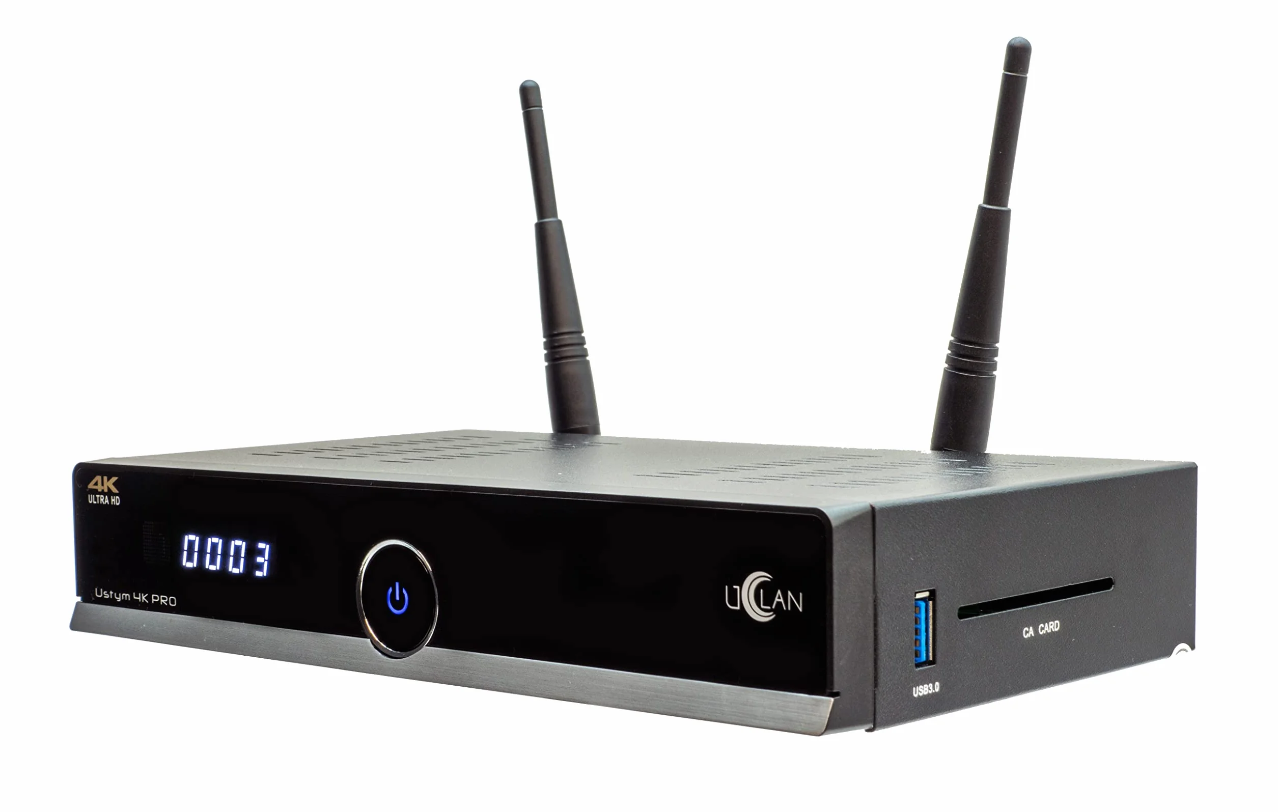 Zestaw odbiorników satelitarnych Top Box Ustym 4K PRO UHD Enigma2 Linux Combo DVB-S2X DVB-C/T2