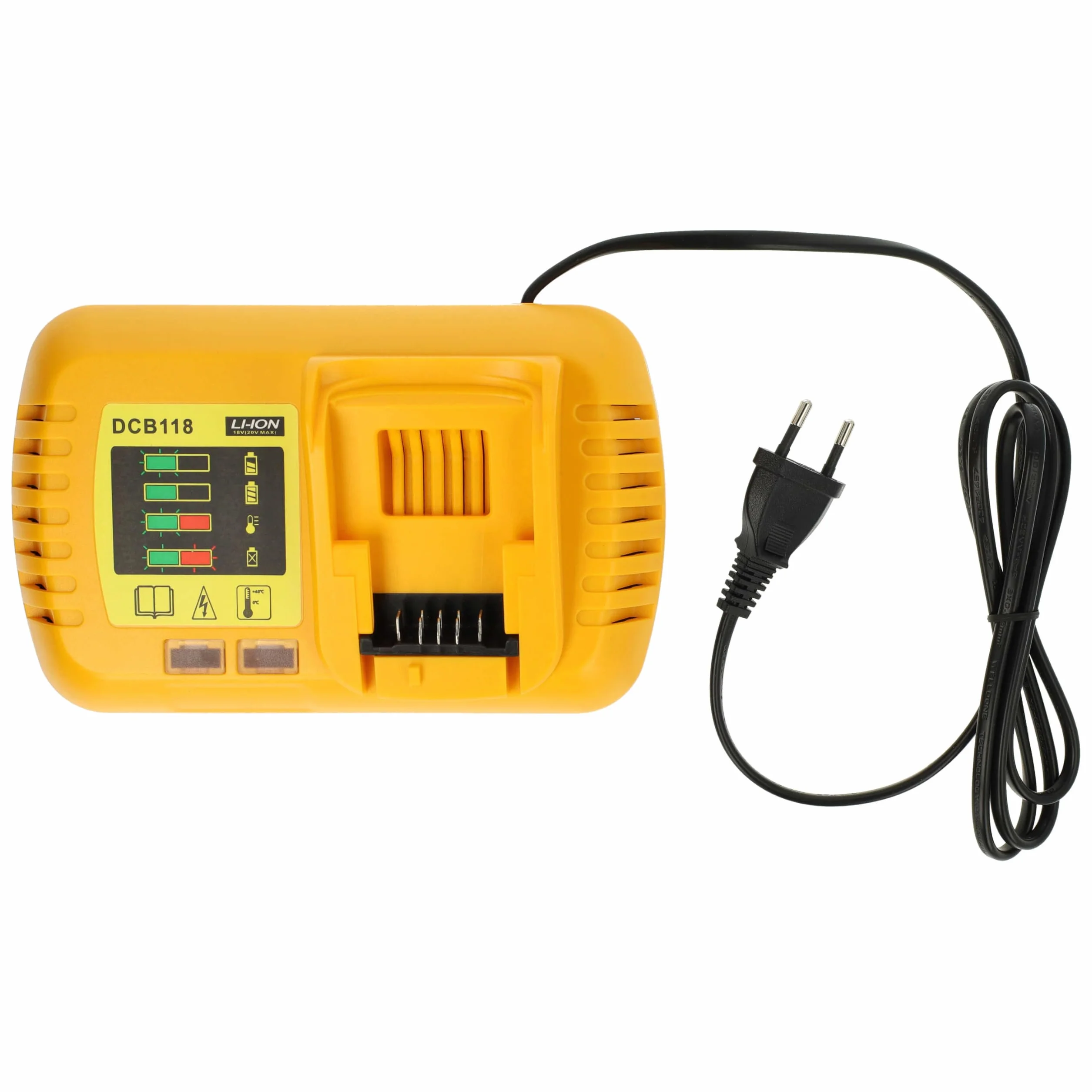vhbw Wymiana szybkiej ładowarki do Dewalt DCB118 do akumulatorów narzędziowych