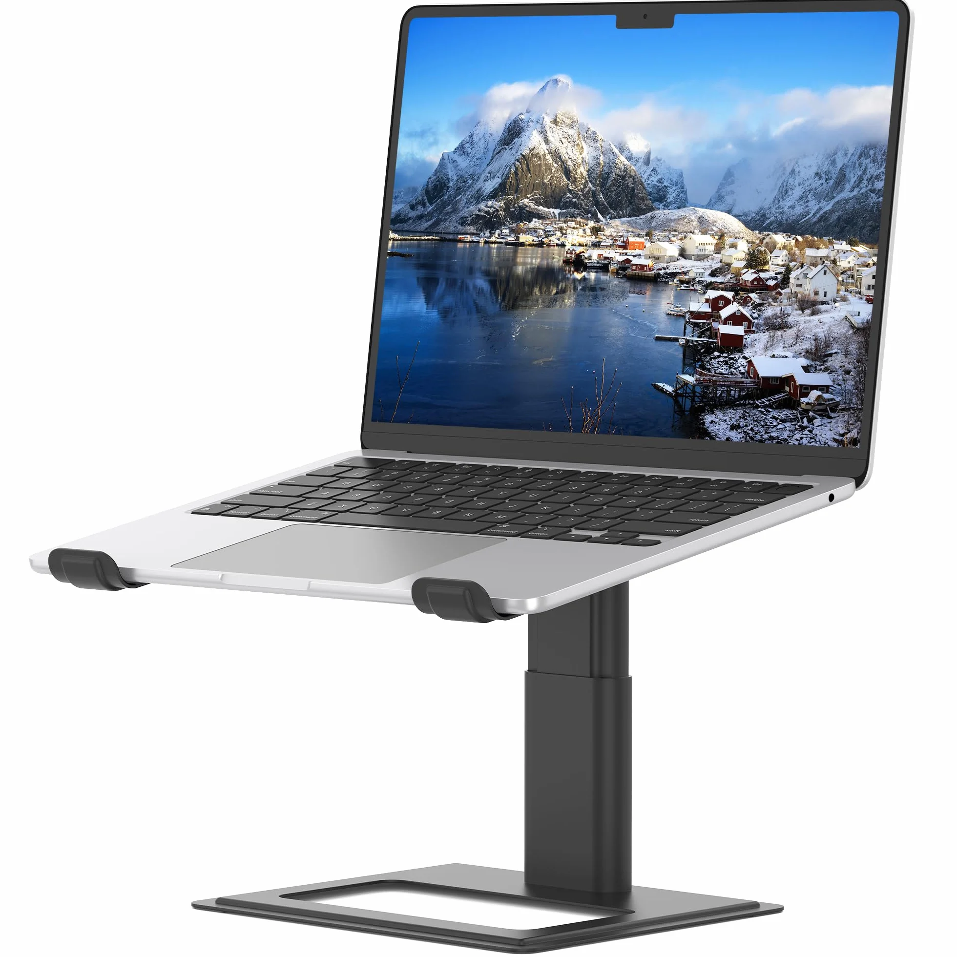 SOUNDANCE Regulowany stojak na laptopa na biurko ergonomiczny 10-17,3 cala czarny