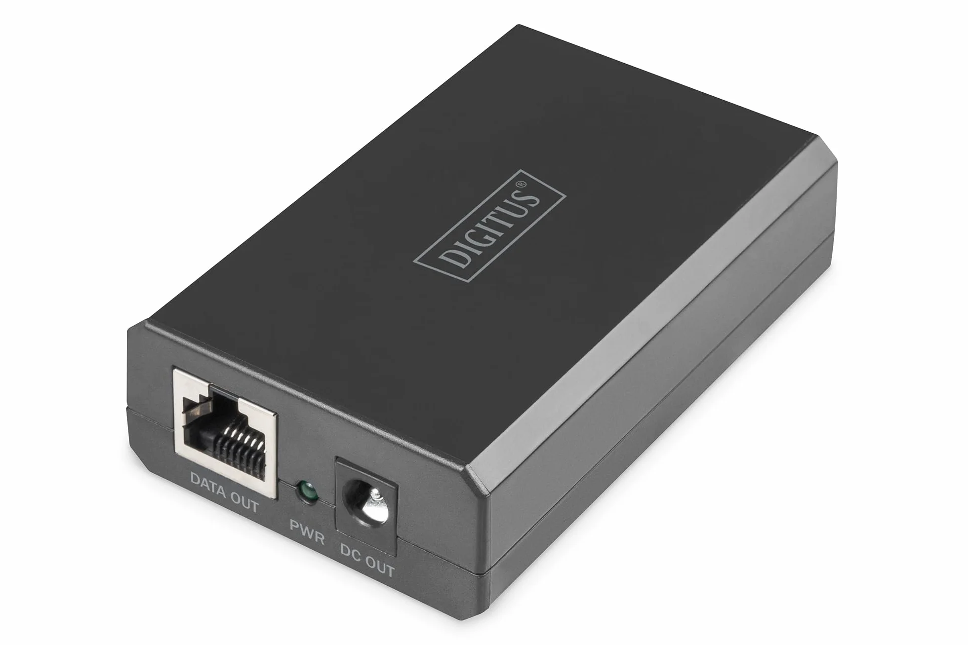 DIGITUS PoE++ Splitter Gigabit 51W 12V/24V IEEE802.3at/bt Czarny