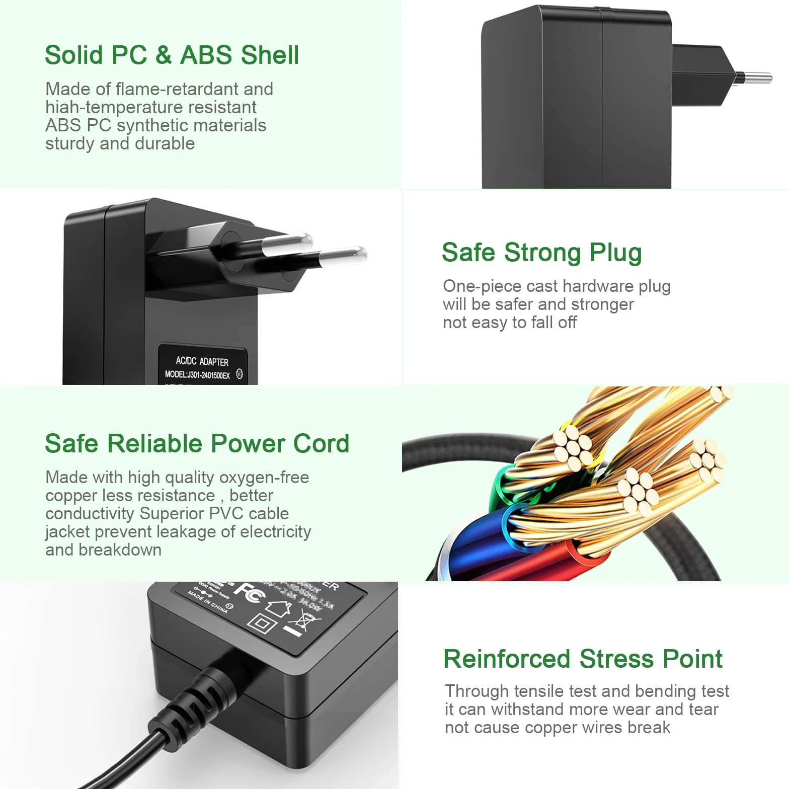 Zasilacz sieciowy 24 V, 1,5 A, 100~240 V, DC 24 V, 1,5 A, 24 VDC, 1500 mA, 1000 mA, 800 mA, 600 mA, 400 mA, 200 mA, adapter do taśm LED, kamer monitoringowych