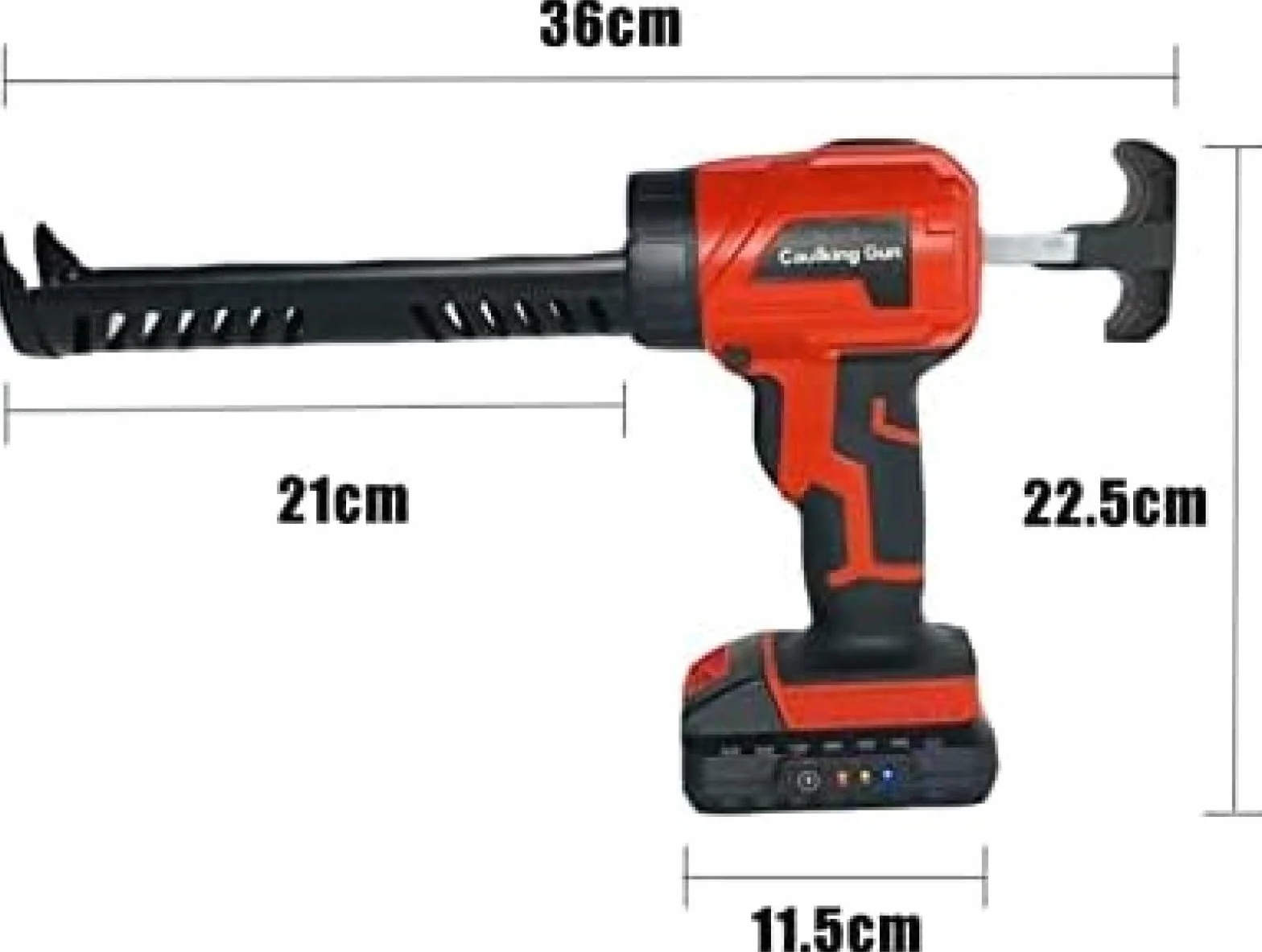 Bezprzewodowy Pistolet Do Uszczelniania 4 Regulowana Prędkość Elektryczny Pistolet Do Kleju Do Uszczelniania Z Akumulatorem Litowo-jonowym 2000 MA Pistolet Do Silikonu Do Napełniania Uszczelniaczy