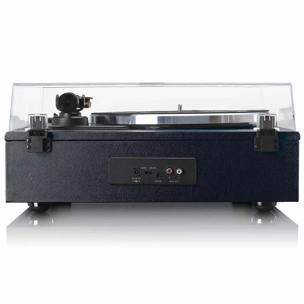 Lenco LS-430 gramofon Bluetooth 40 W RMS napęd pasowy czarny