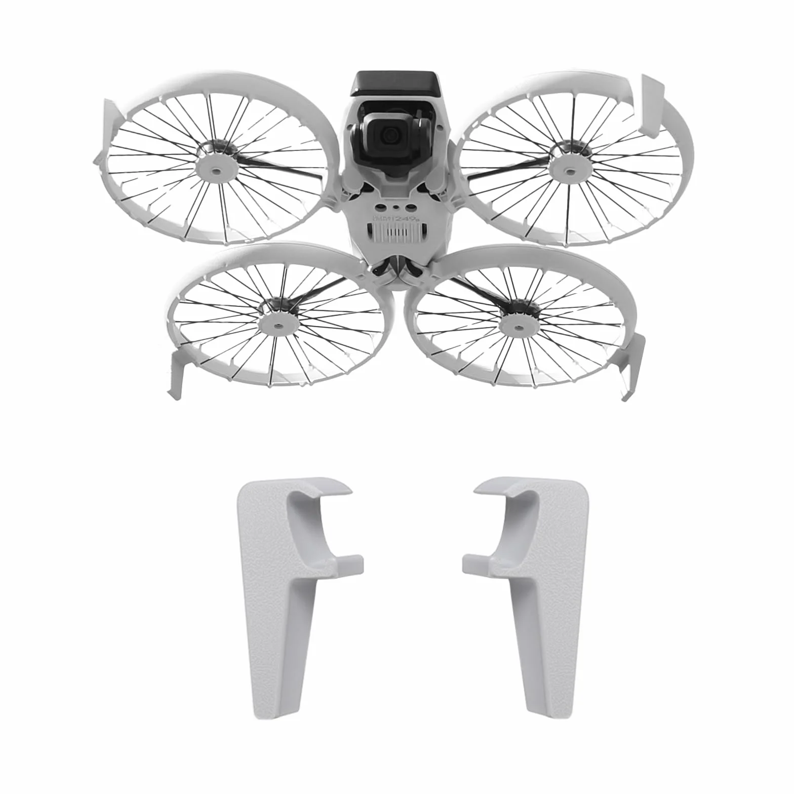 Uchwyt podwozia do DJI Flip, tylny stelaż do lądowania, przedłużenie drona, podwozie tylne, nogi statywu, ochrona gimbala