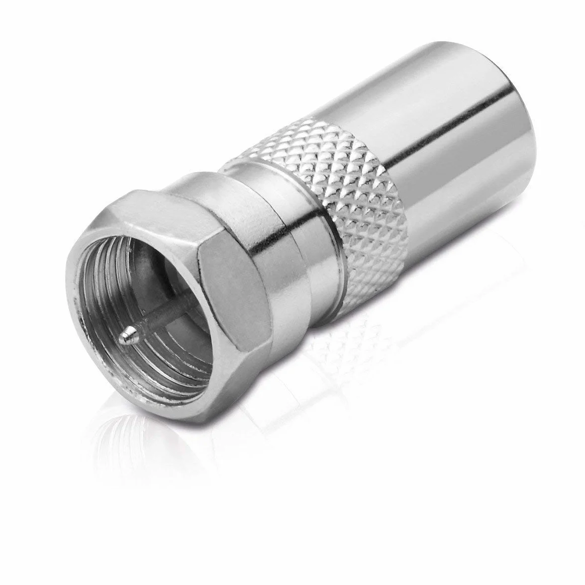 conecto Adapter F na wtyk koncentryczny IEC antenowy do kabla satelitarnego DVB-T