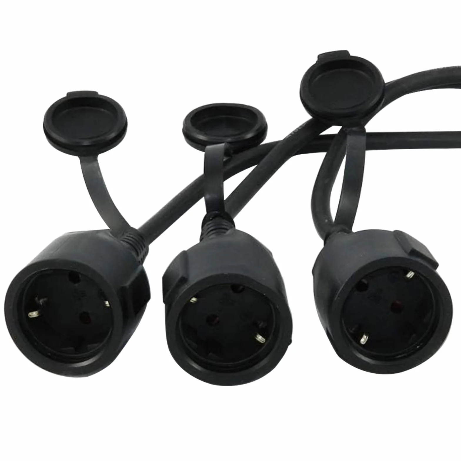 Adapter CEE rozdzielacz prądu 400 V 16 A wtyczka na 3 x 230 V złącze - H05RR-F 3 x 1,5 mm