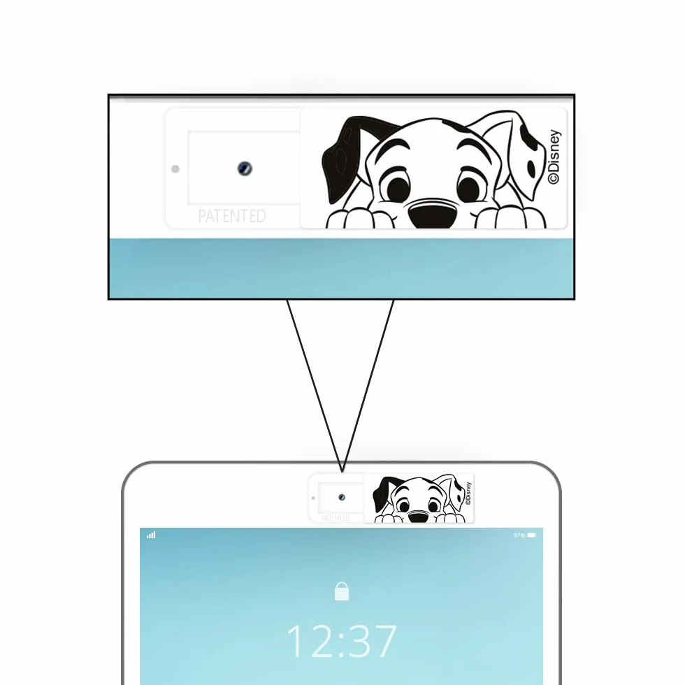 Oryginalna zaślepka do kamery komputerowej Disney Dalmatyńczyk, camera cover do laptopa i tabletu