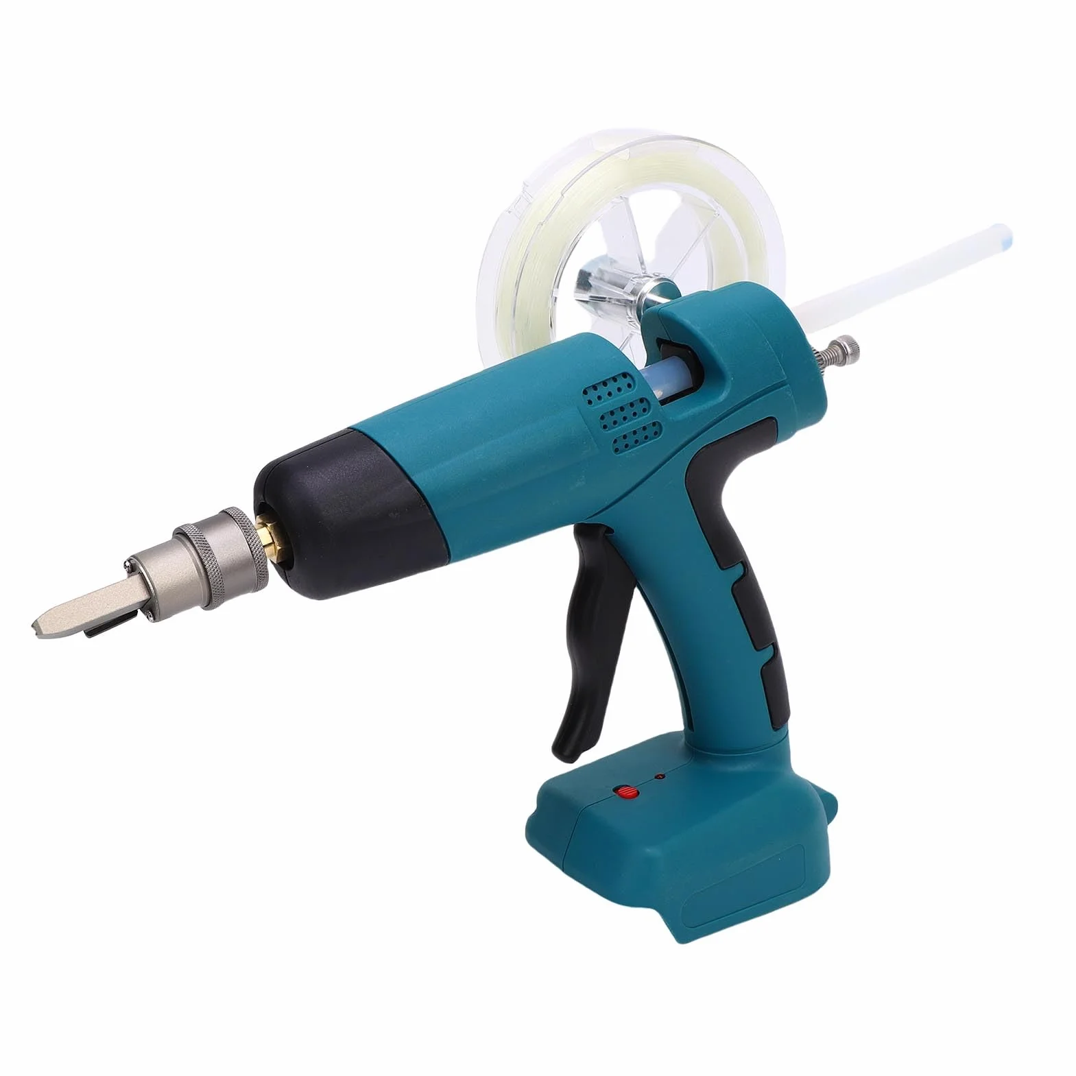 Pistolet do Klejenia Kabli światłowodowych, Precyzyjna Dysza do Okablowania Wewnętrznego FTTR o Wysokiej Temperaturze 220 ℃, Pasuje BL1830B BL1840B BL1850B BL1860B