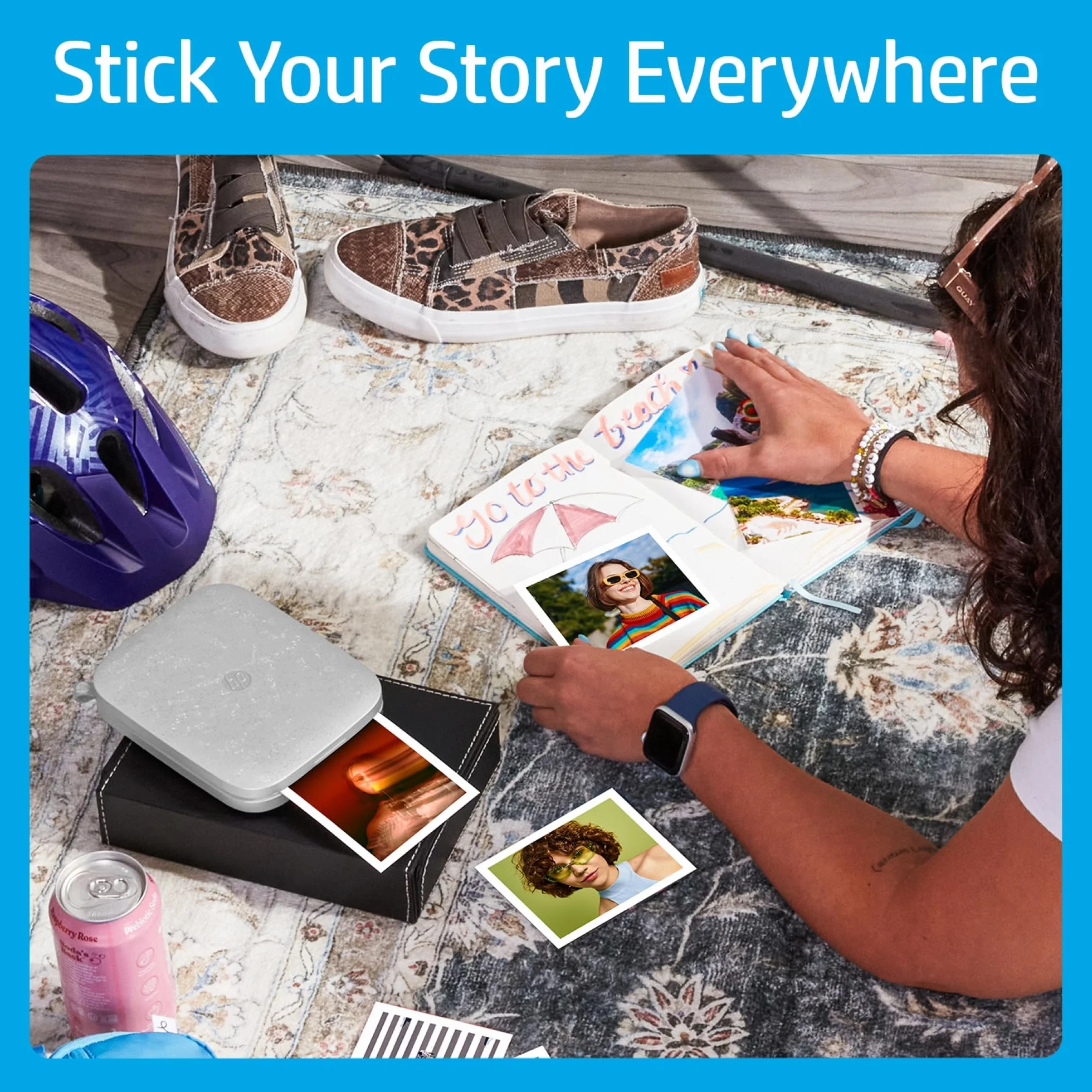HP Sprocket Natychmiastowa drukarka fotograficzna 3x4 bezprzewodowa Zink