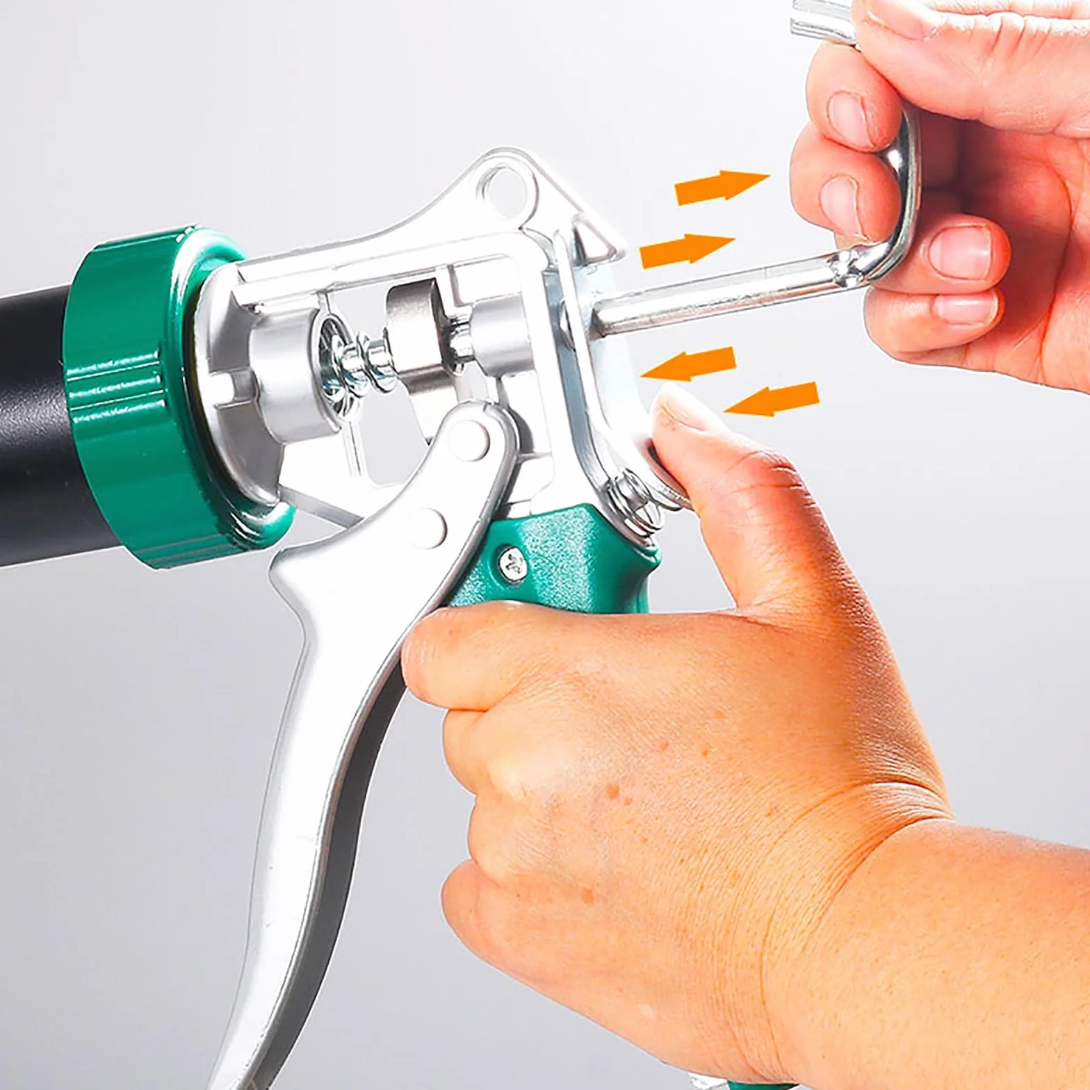 Broń do wypełniania, narzędzie do wypełniania Pistolet do aplikacji Heavy Duty Wkłady Uszczelniacze Uszczelniacze Kleje Profesjonalny aplikator Heavy Duty Odpowiedni do produktów o dużej lepkości