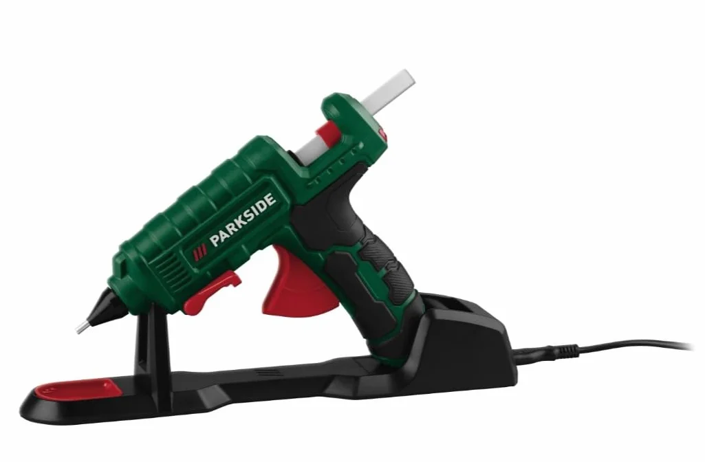Parksid e pistolet do klejenia na gorąco PHD 500 E3, bezprzewodowy, z 3 wkładami samoprzylepnymi 18 cm bez walizki