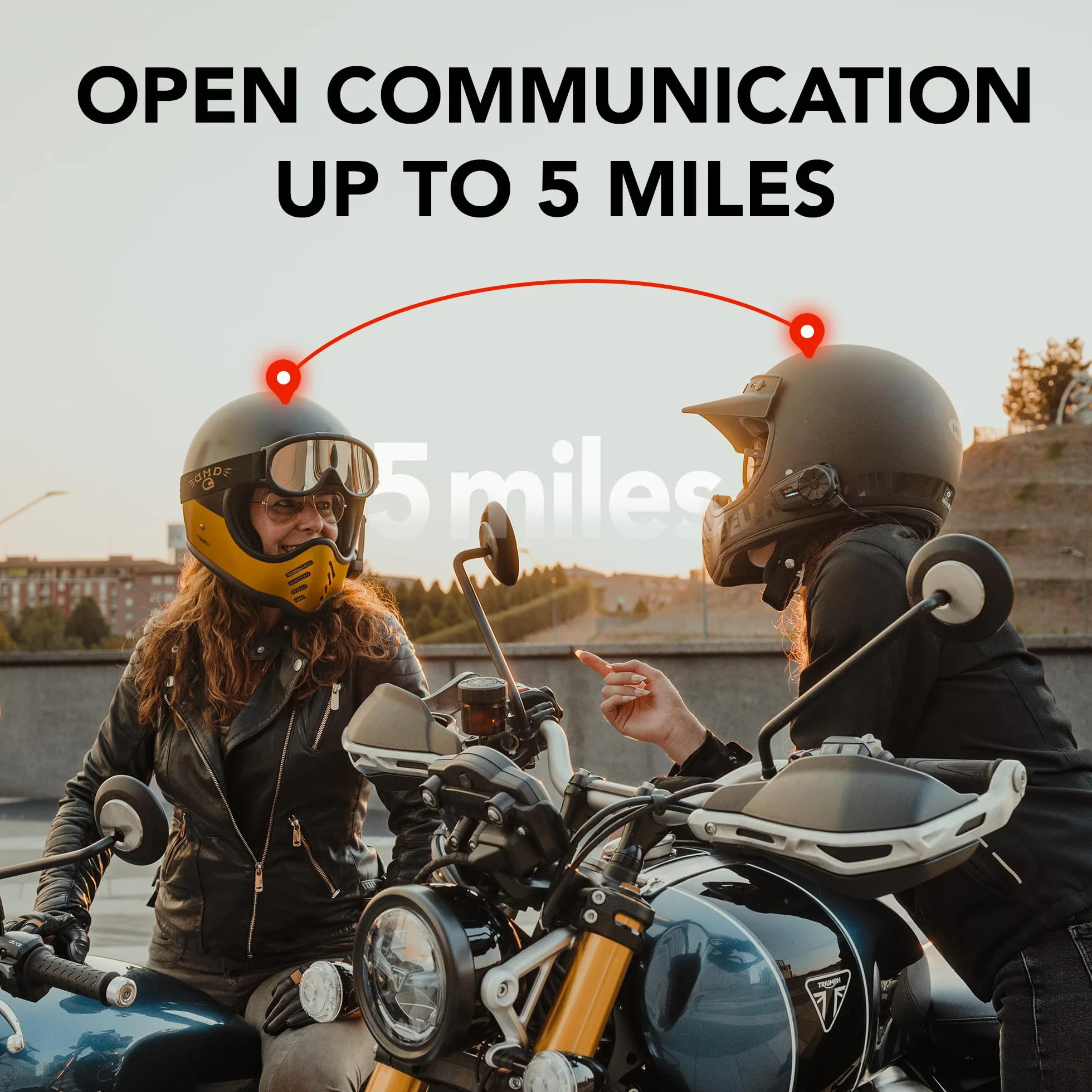 Sena SPIDER ST1 system komunikacji z siatką motocyklową, dwupak