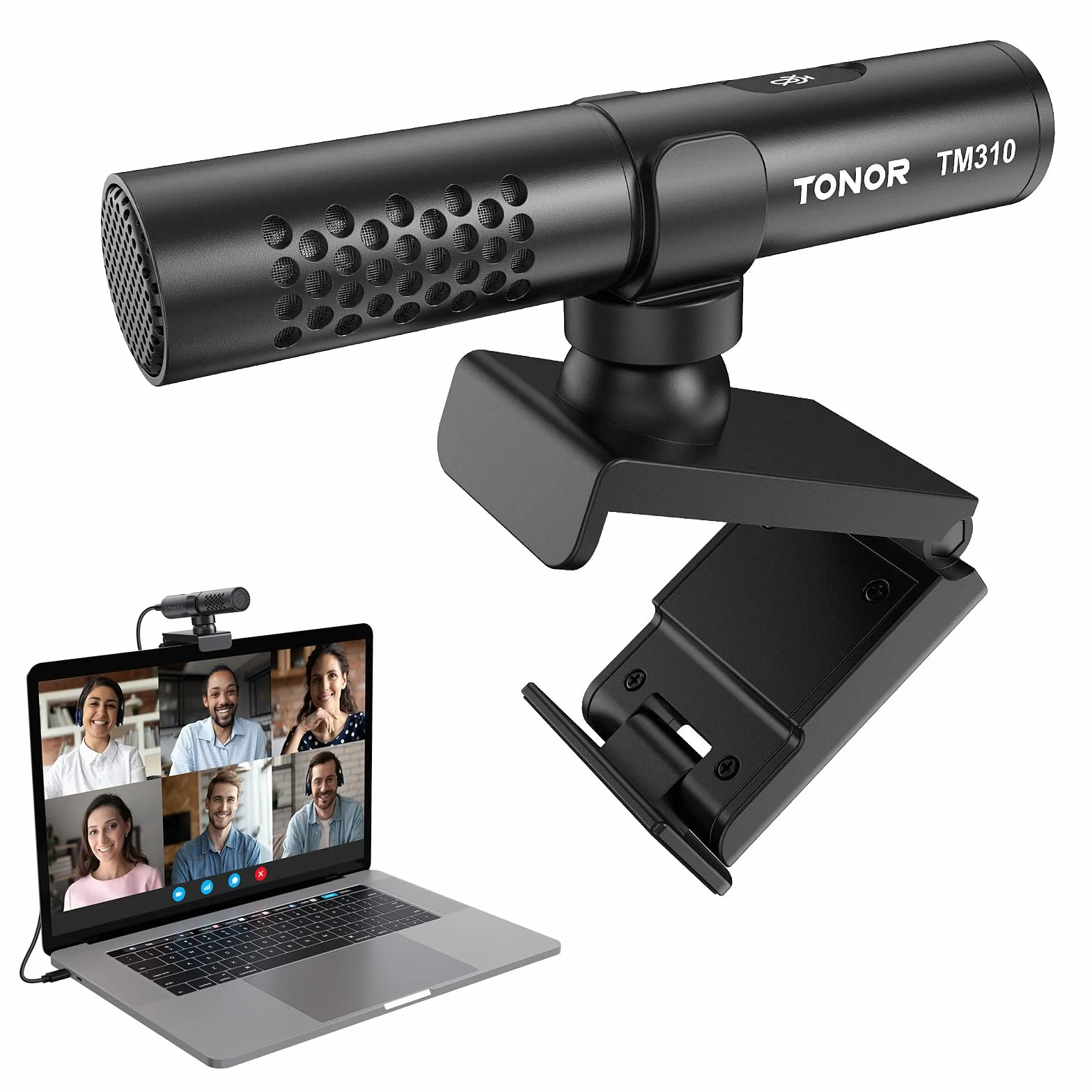 TONOR Mikrofon USB do komputera PC, laptopa, regulowany, konferencyjny, Skype, YouTube, MacOS Windows