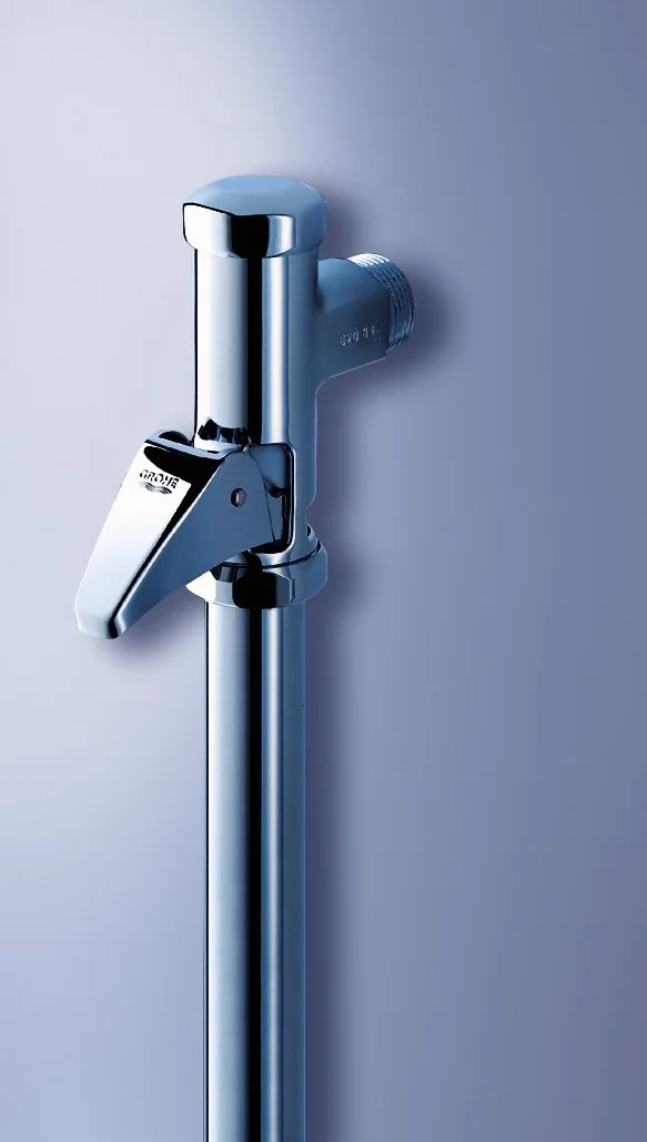 GROHE DAL - automatyczna spłuczka do WC (3/4", z regulacją prądu spłukiwania, z nasadką uruchamiającą i króćcem wyjściowym, do WC płaskiego i dolnego spłukiwania), chrom, 37139000