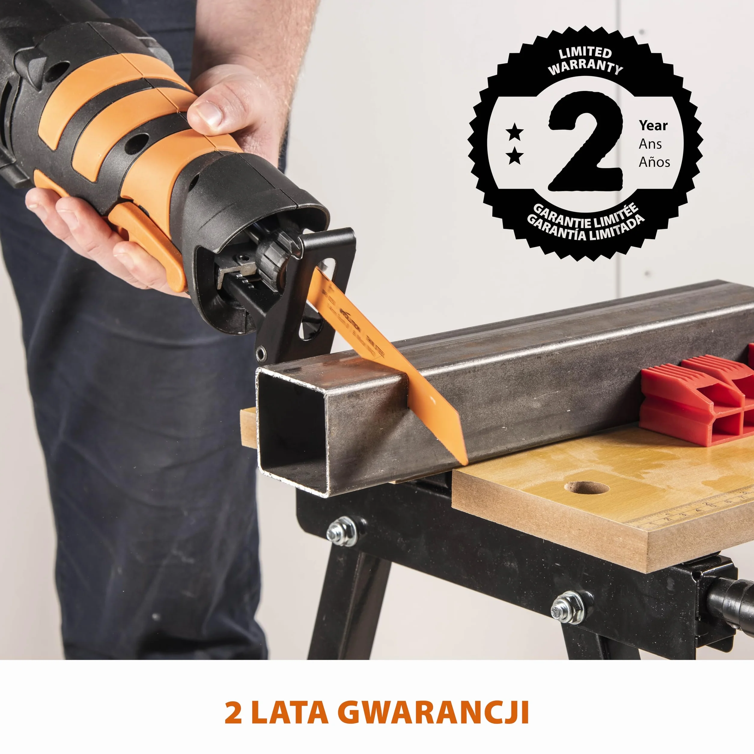 Evolution Power Tools R230RCP piła szablasta, piła uniwersalna, uchwyt obracany o 180°