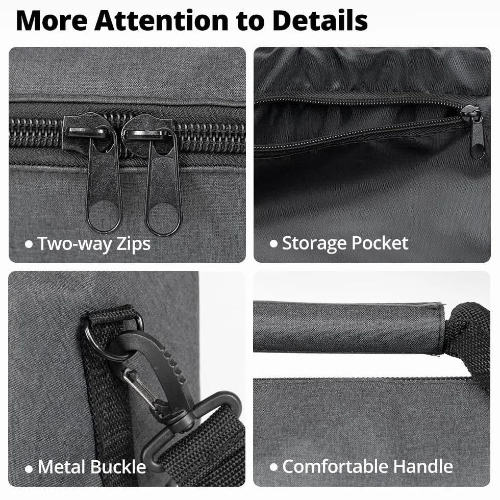 AMBITFUL Widened Version Tripod Carrying Case Bag 120CM / 47.2inch for Light Stands,Boom Stand,Umbrella and Tripod Photography Accessories(120cm/47.2in) x (Φ22cm/8.66in)