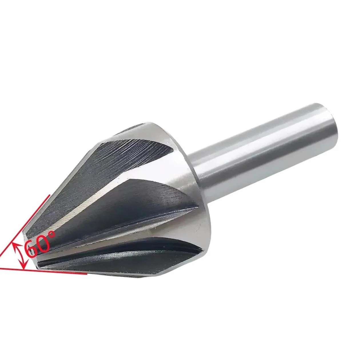 6-50mm HSS wiertło rozwiercające, 1 szt. 60 stopni 6/8 rowek frez do fazowania, metalowe narzędzie do fazowania otworów(32mm(60 degrees))