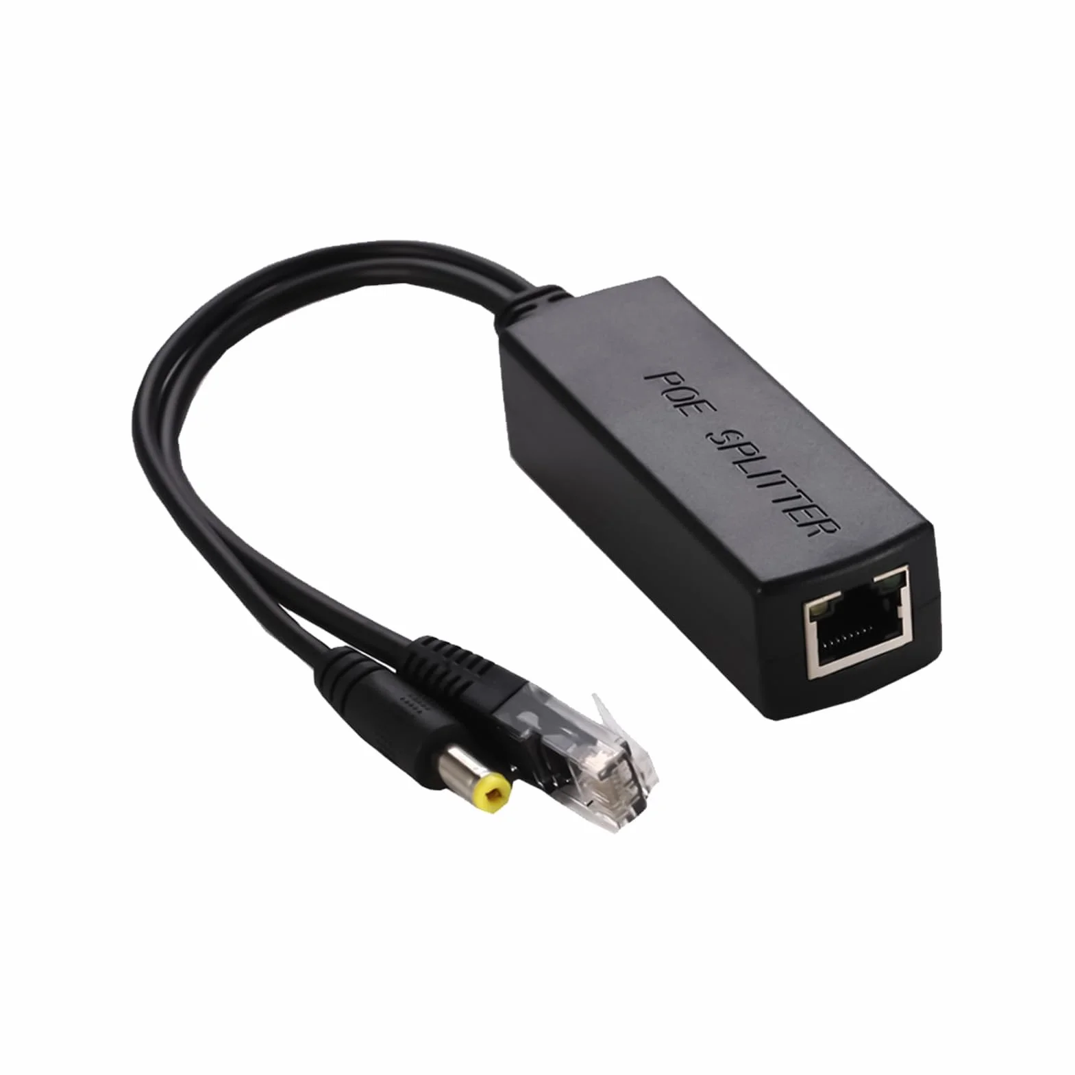 Poe wtyczka DC 48V do 12V 2A rozdzielacz IEEE802.3af/at adapter PoE do kamery IP AP Smart Home 240mm