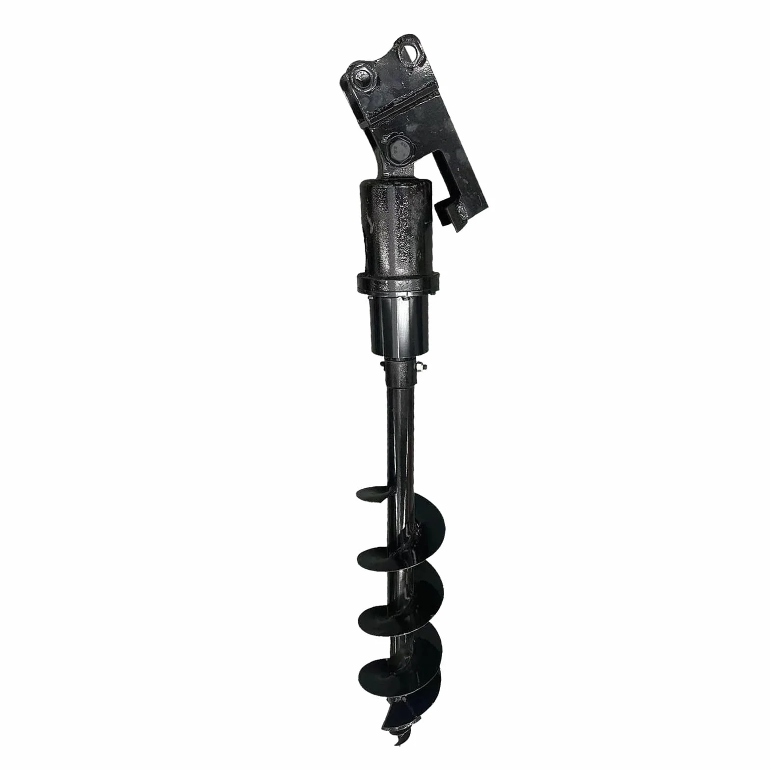 FILFEEL Wiertarka ślimakowa Maszynowa – 200 Mm świder ze Stali Manganowej Świder do Gleby i Piasku – Hydrauliczna Przystawka do Wiercenia Pali o Długości 70 Cm Kompatybilna z Koparkami Kompaktowymi