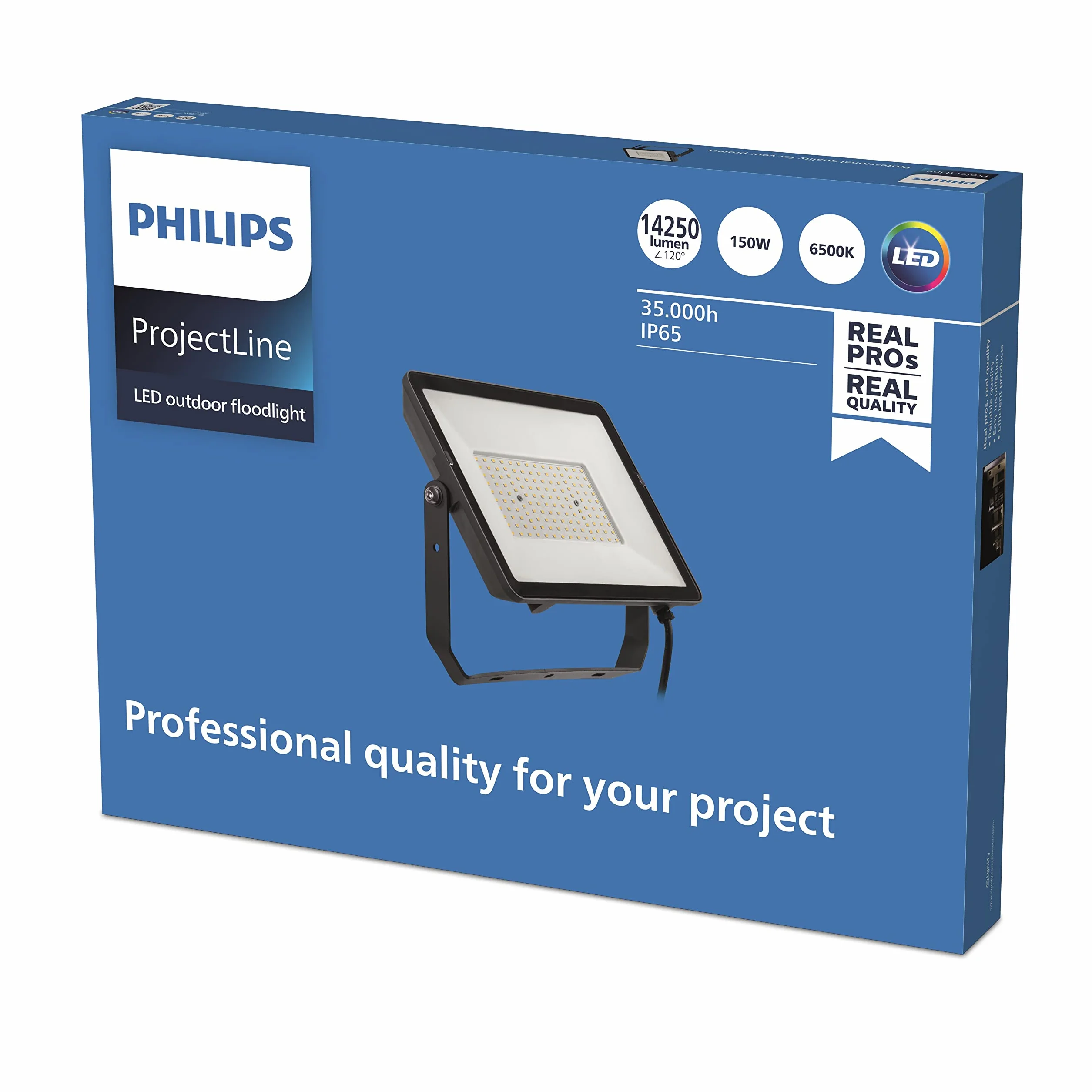 Philips ProjectLine Reflektor świetlny, 150 W, 6500 K, czarny