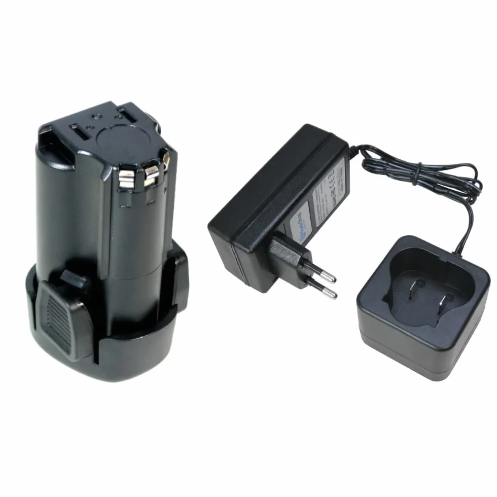 Trade-Shop Zestaw 2 w 1: Akumulator litowo-jonowy 10,8 V / 2000 mAh / 22 Wh + ładowarka zastępuje Black&Decker BL1310 BL110 BL1510 LB12 LBXR12 LBX12