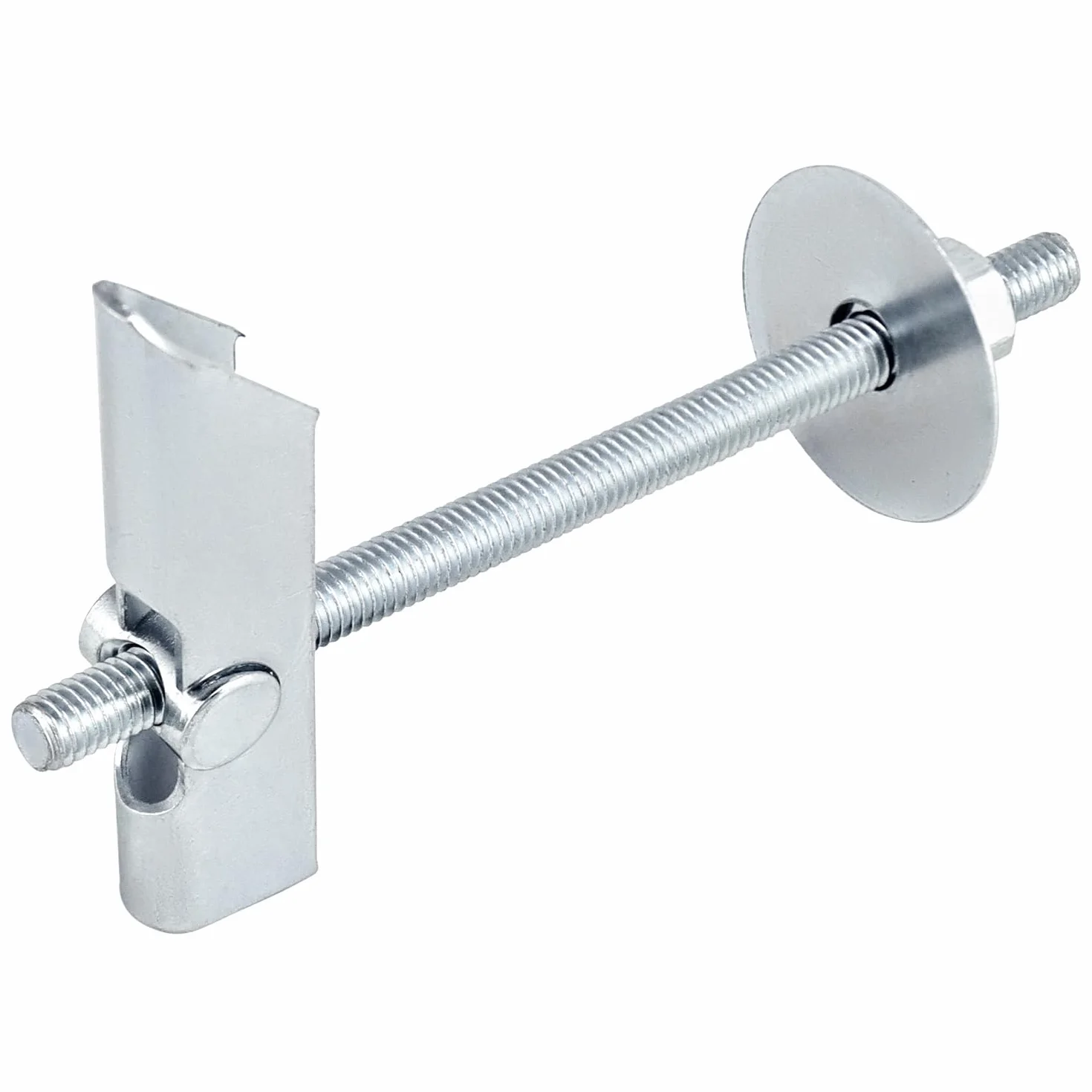 QWORK® 12 Pack M6x100mm Heavy Duty ocynkowane śruby ze stali węglowej kotwy do płyt gipsowo-kartonowych do zawieszania ciężkich przedmiotów na płytach gipsowo-kartonowych i sufitach