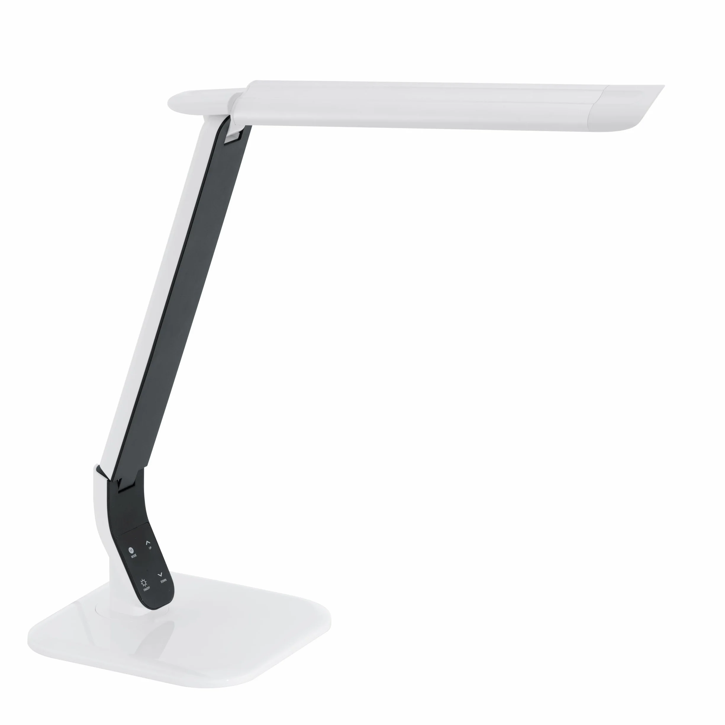EGLO Lampa stołowa LED Sellano, 1-płomienna z dotykiem | zmiana barwy światła (ciepła, neutralna, zimna), ściemnialna, biurkowa z tworzywa i stali, biała, czarna