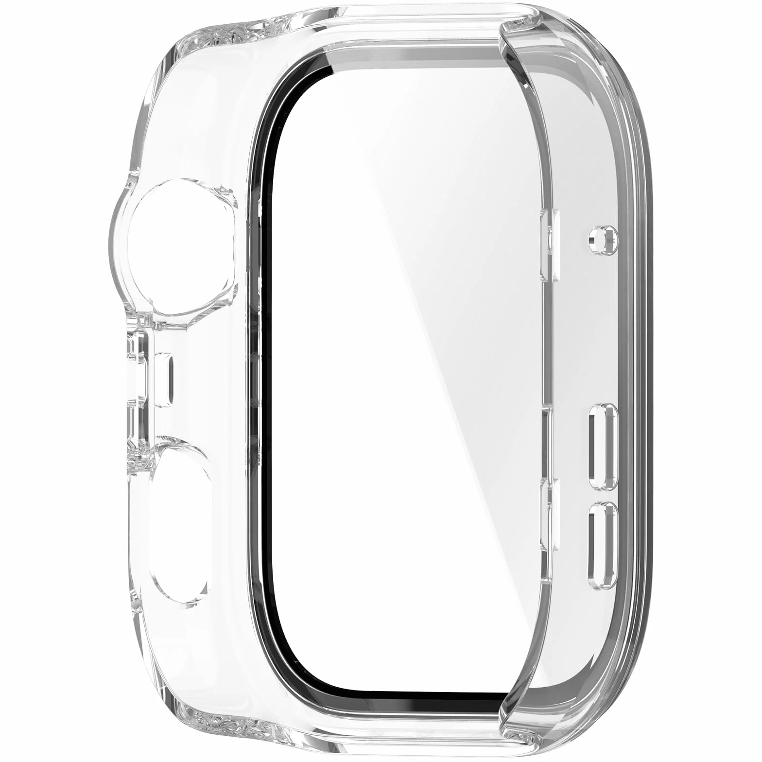 Etui ochronne FTRONGRT do Huawei Watch Fit 4 Pro, PC + folia, przezroczyste, odporne na zarysowania