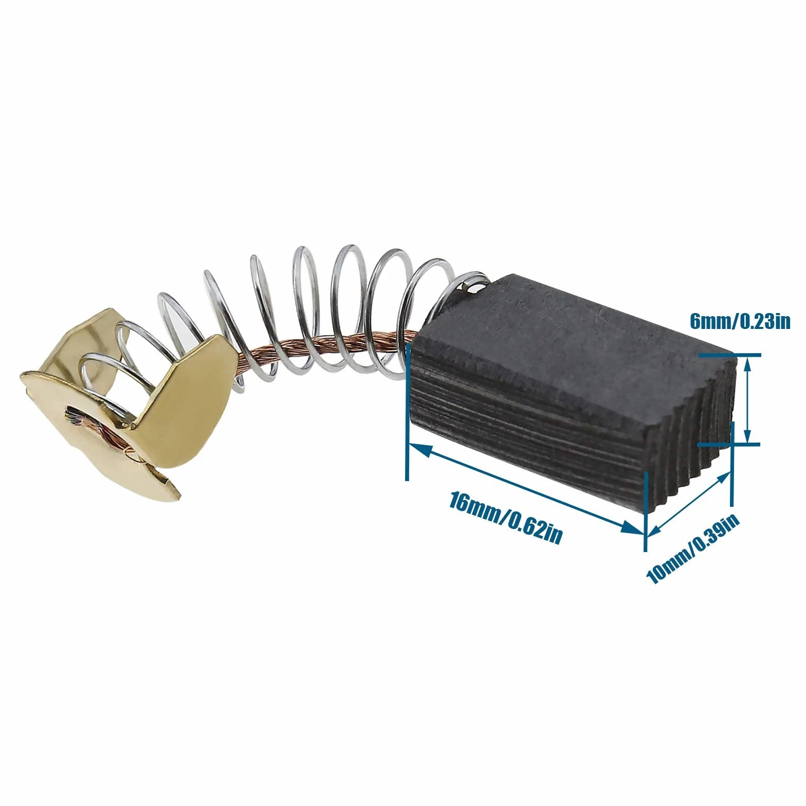 4 pary szczotki węglowe do silnika CB103 6 x 10 x 16 mm kompatybilne z HM0810 181030 części zamienne do narzędzi elektrycznych