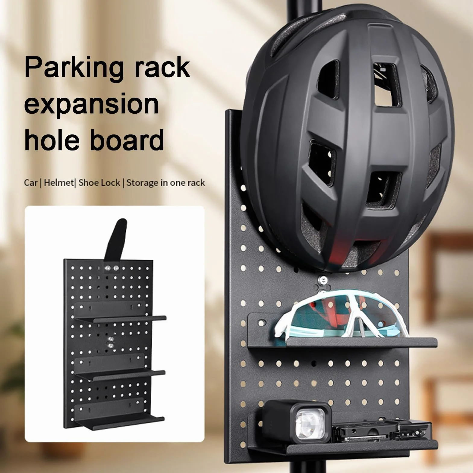 Pegboard zestaw do przechowywania na biurku, organizer rowerowy, uchwyt ścienny ze stopu aluminium z haczykami, do przechowywania z regulowanym układem, akcesoria garażowe, narzędzie do