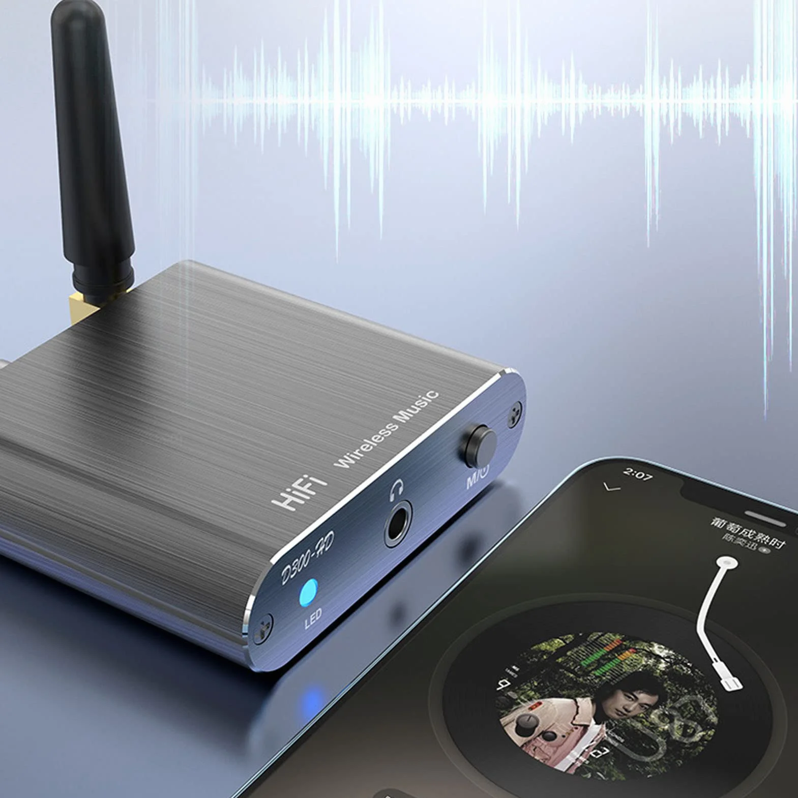Odbiornik Bluetooth 5.2, Optyczne Wyjście Koncentryczne HiFi AUX, Bezprzewodowy Adapter Audio do Słuchawek Stereo