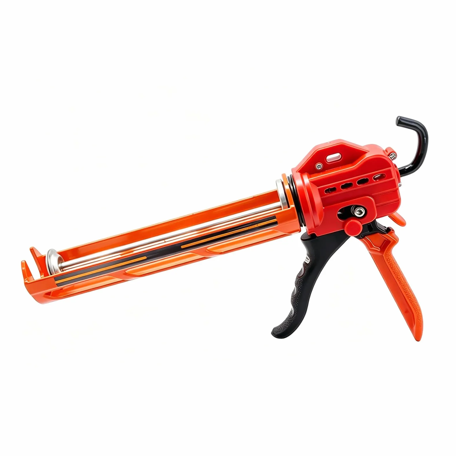Profesjonalny Pistolet do Silikonu 300ml, 9 Łożysk Kulkowych | Wyciskacz do Kartuszy z Aluminiową Ramą, Przełożenie 15:1, Obrotowy 360°, do Silikonu, Akrylu i Klejów