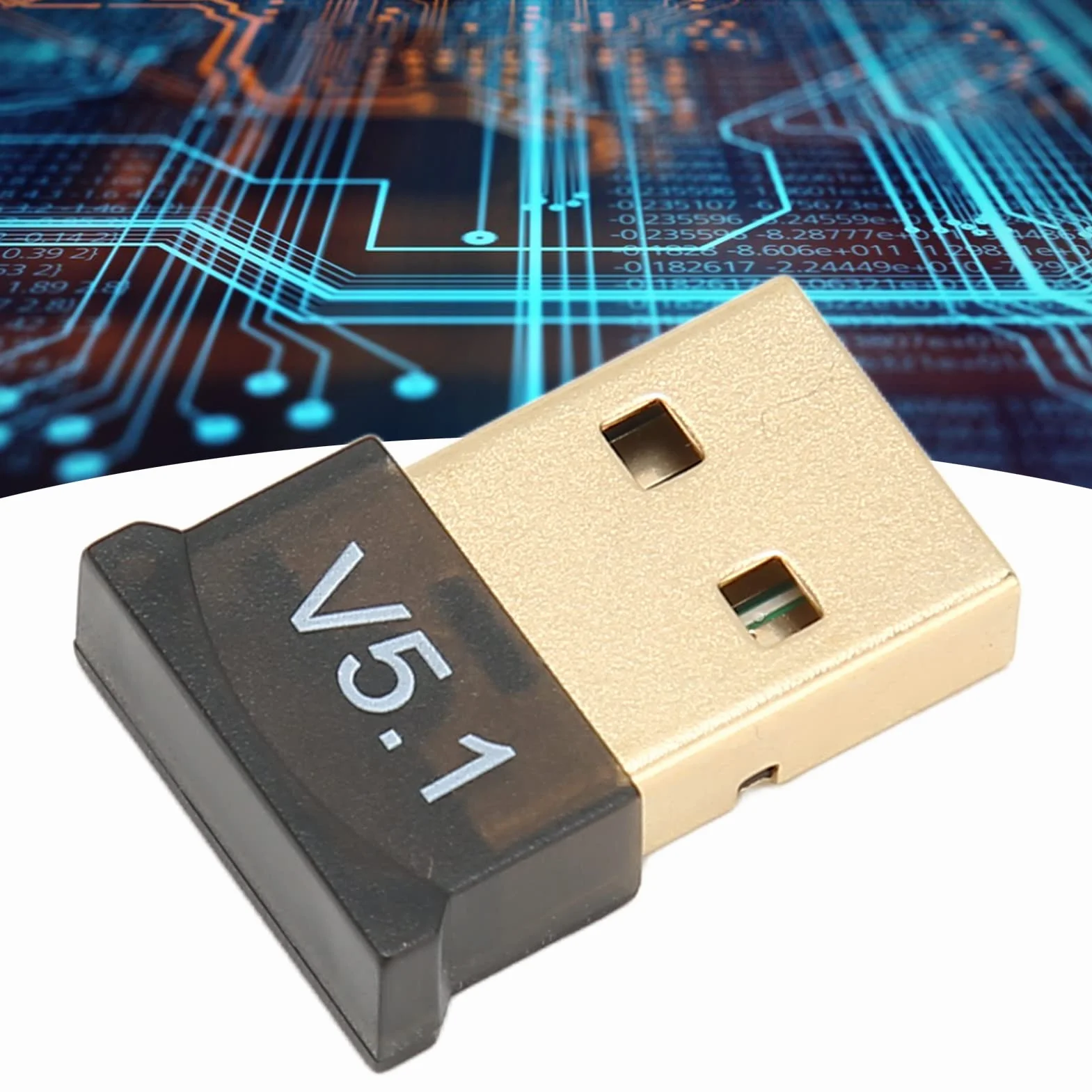 Bezprzewodowy Adapter USB Bluetooth 5.1 Odbiornik Audio dla Systemu 7/8.1/10/11 Linux