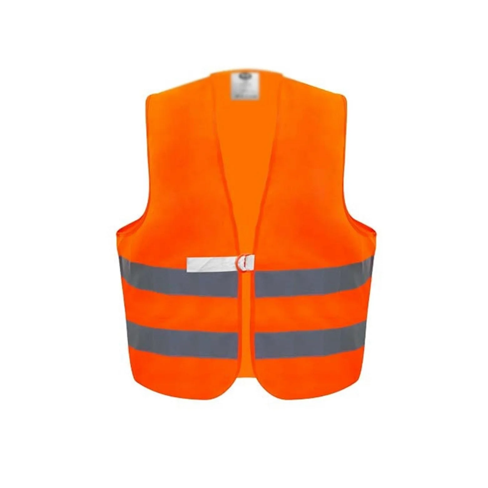 Kamizelka odblaskowa, Klasyczna odblaskowa kamizelka ostrzegawcza unisex o wysokiej widoczności, pomarańczowa, wiele rozmiarów(M)