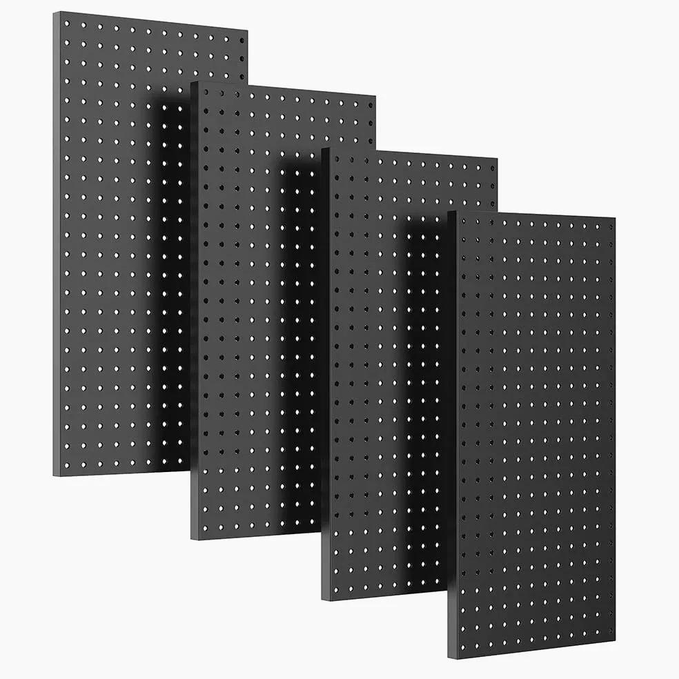 Ultrawall 4 szt. metalowych paneli ściennych z tablicą pegboardową, do przechowywania narzędzi garażowych