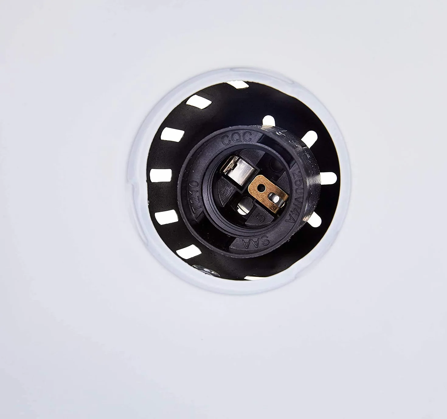 Velamp Lampa z klipsem, E27, kompatybilna z LED, elastyczne ramię, z kablem i przełącznikiem, do pokoju dziecięcego, biurka, metalu, 6 W, czarna