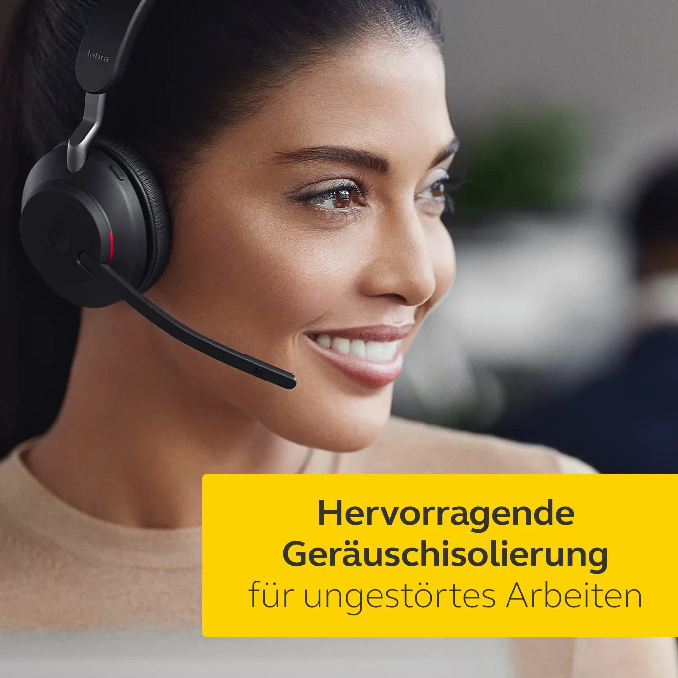 Jabra Evolve2 65 bezprzewodowy zestaw słuchawkowy stereo z redukcją szumów, certyfikatem UC, czarny