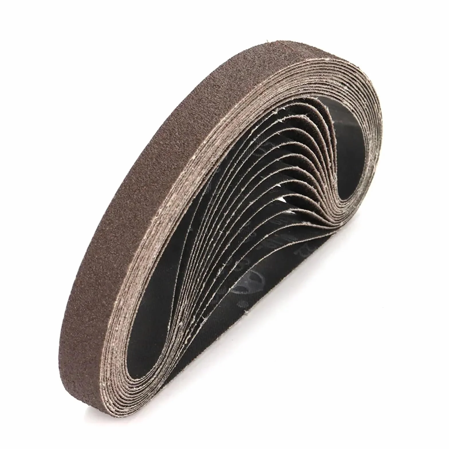 Szlifierka taśmowa Taśmy szlifierskie 20 szt. 20X520 mm Materiał ścierny do metalowych mebli drewnianych Szlifowanie 60 ziaren(240 Grits)