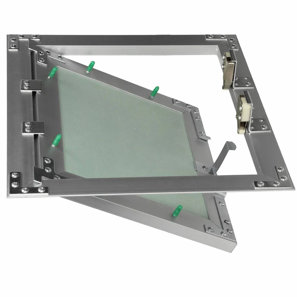 ECD Germany Panel dostepowy Drzwi dostepowe Wklad GK 250x300mm plyta gipsowo-kartonowa 12,5mm rama aluminiowa Dostep Drzwi konserwacyjne Klapa do czyszczenia Otwór konserwacyjny