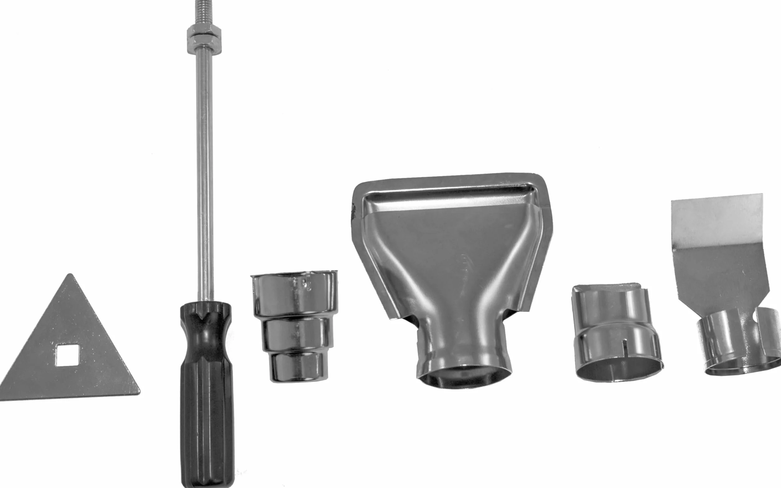 Güde 58121 HLG 650-2000 LCD dmuchawa na gorące powietrze pistolet (wskaźnik temperatury LED, 50-650°C, 4 dysze nasadkowe, 2000 W)