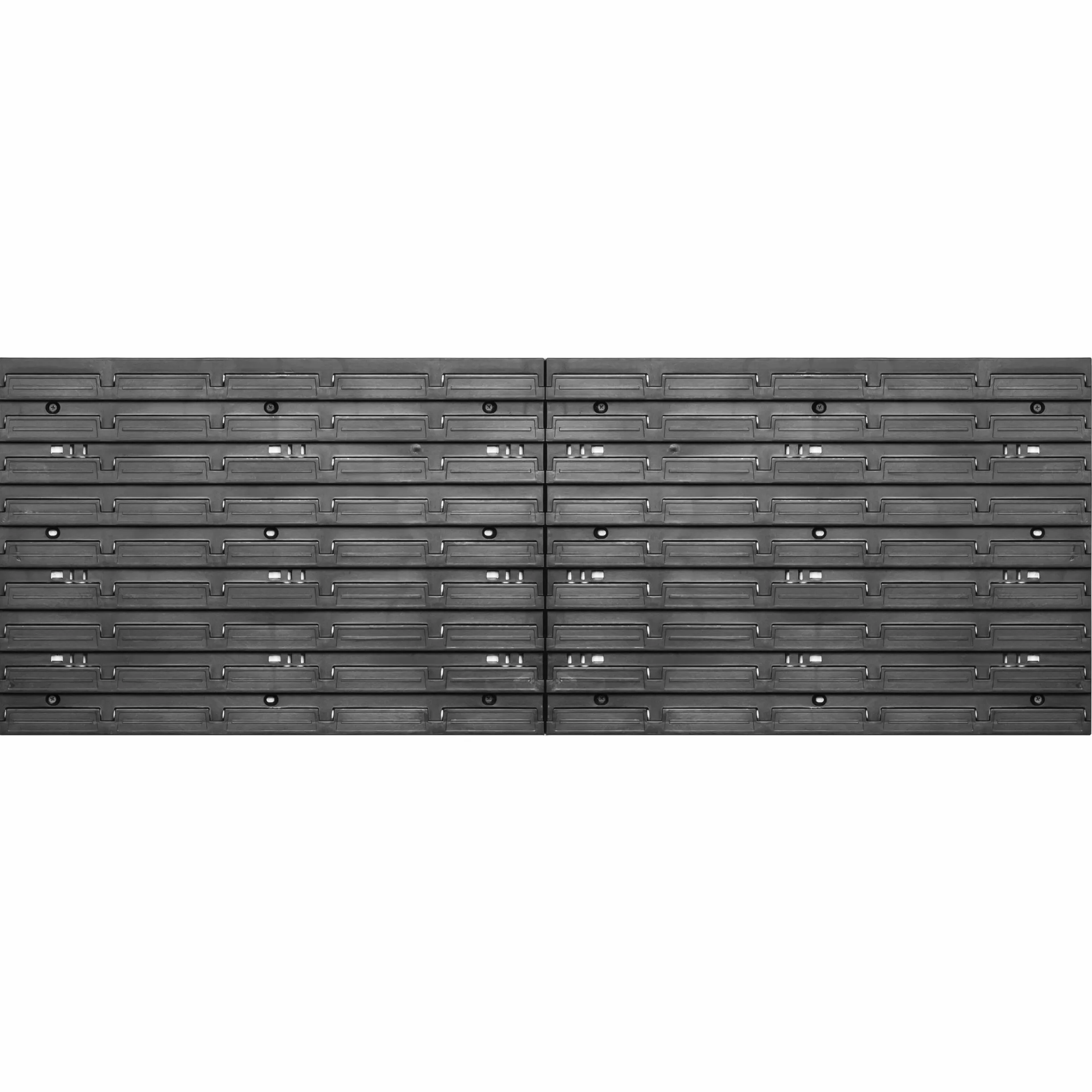 Regał ścienny, 1152 x 390 mm, możliwość układania w stos, regał wiszący, bardzo mocne panele ścienne, regał rozszerzany, regał warsztatowy