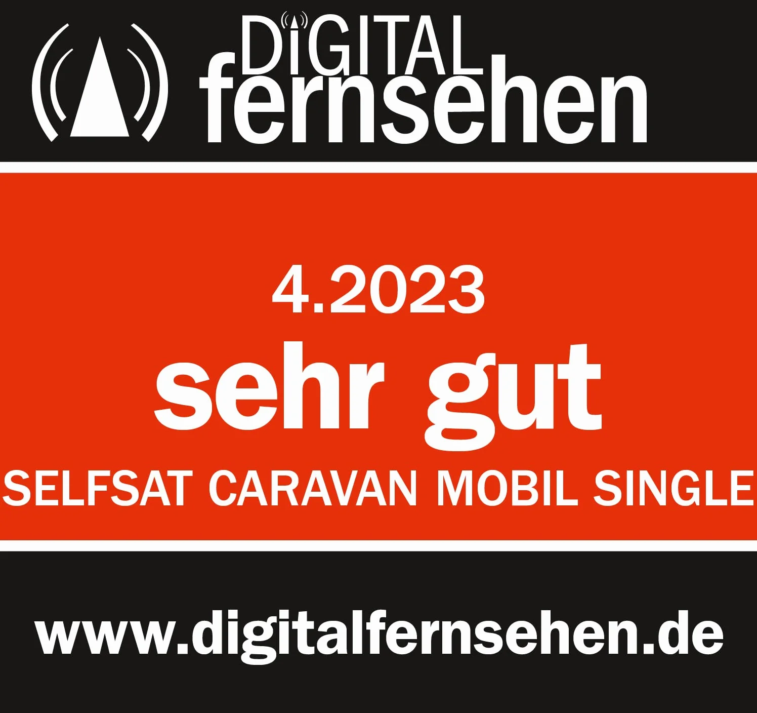 Selfsat Caravan Mobil Single w pełni automatyczna antena satelitarna iOS/Android